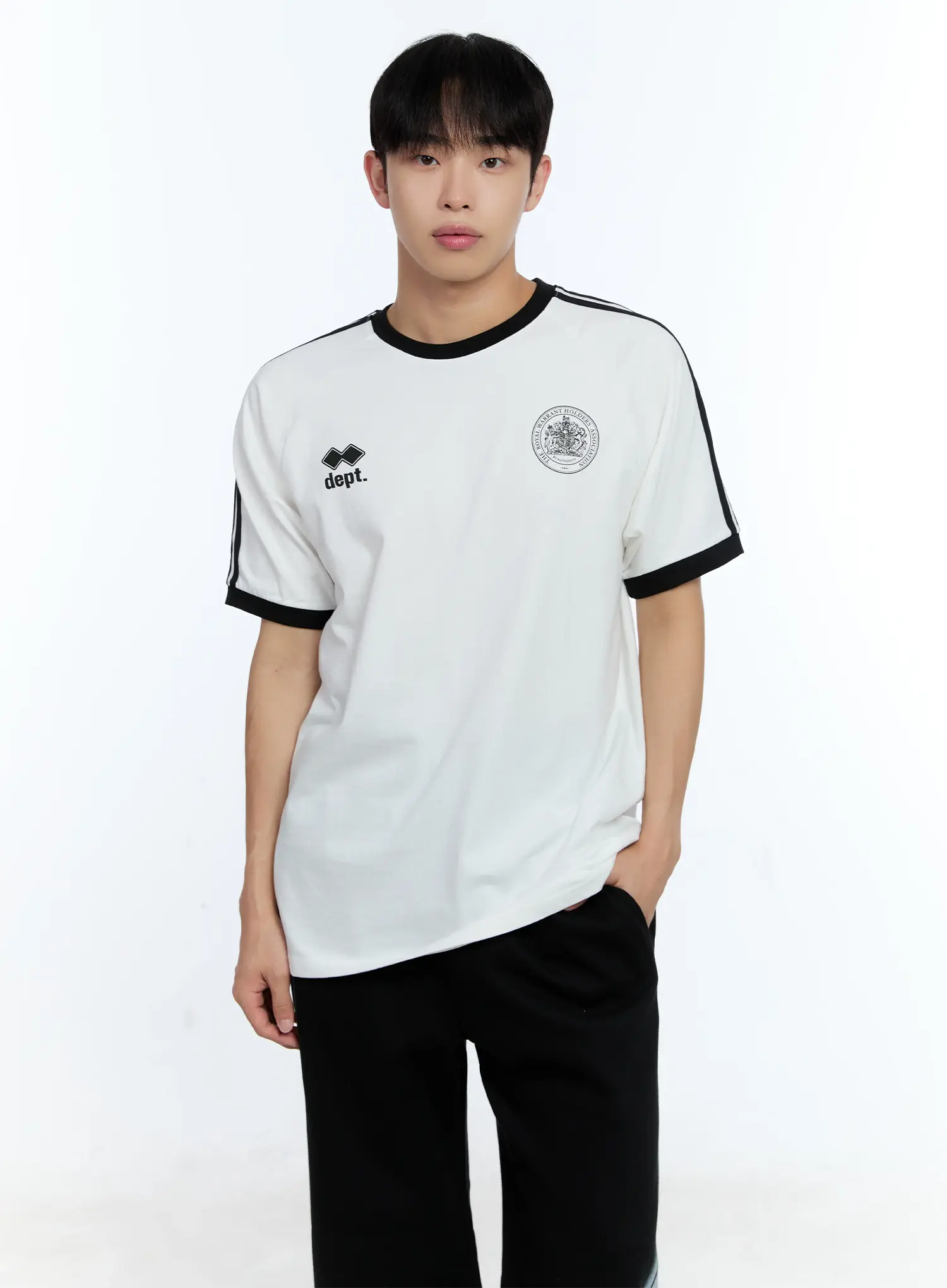 Men's Minimalist Graphic Cotton Tee IG515