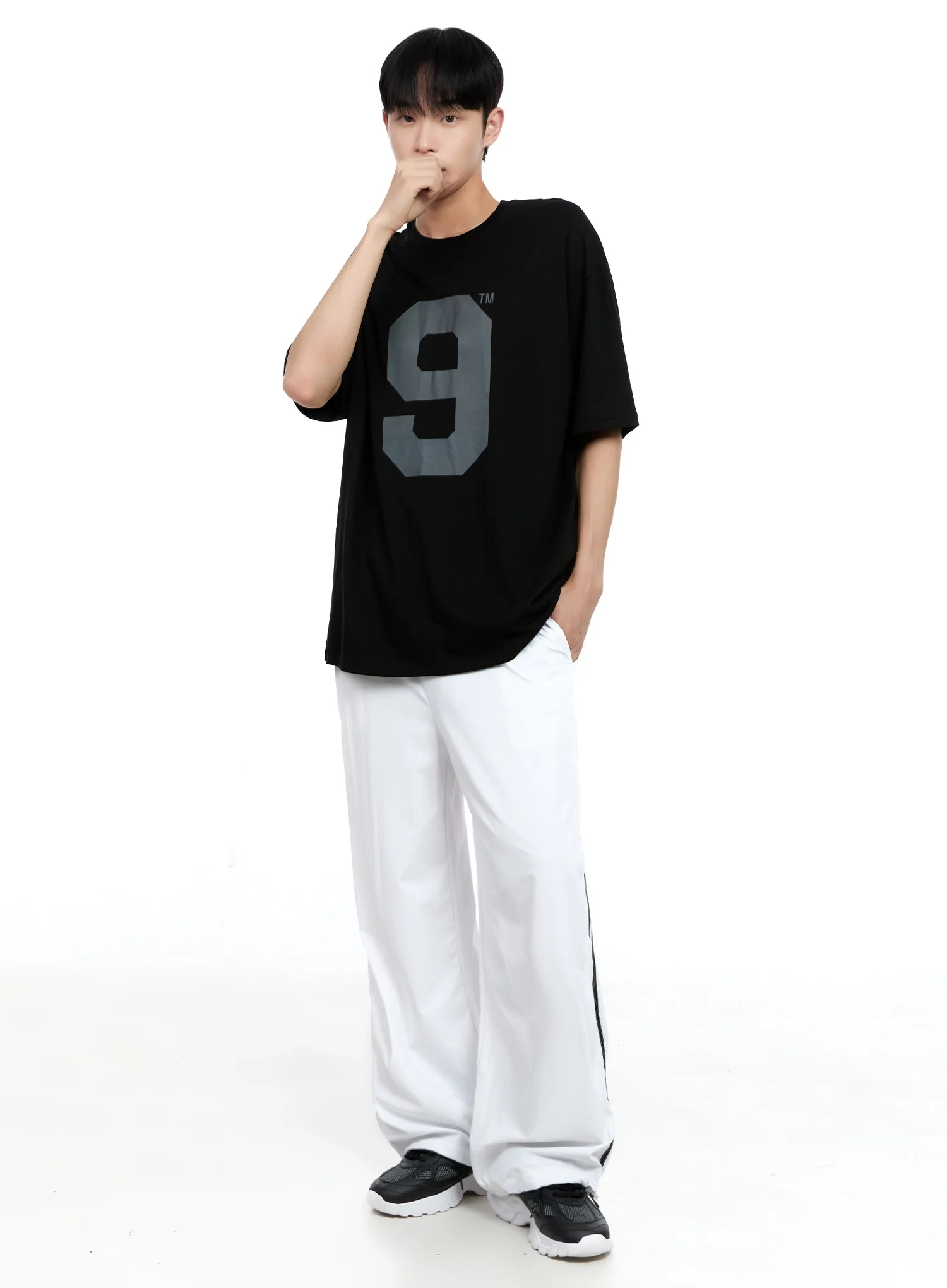 Men's No.9 Graphic Tee IG520 - Image 16
