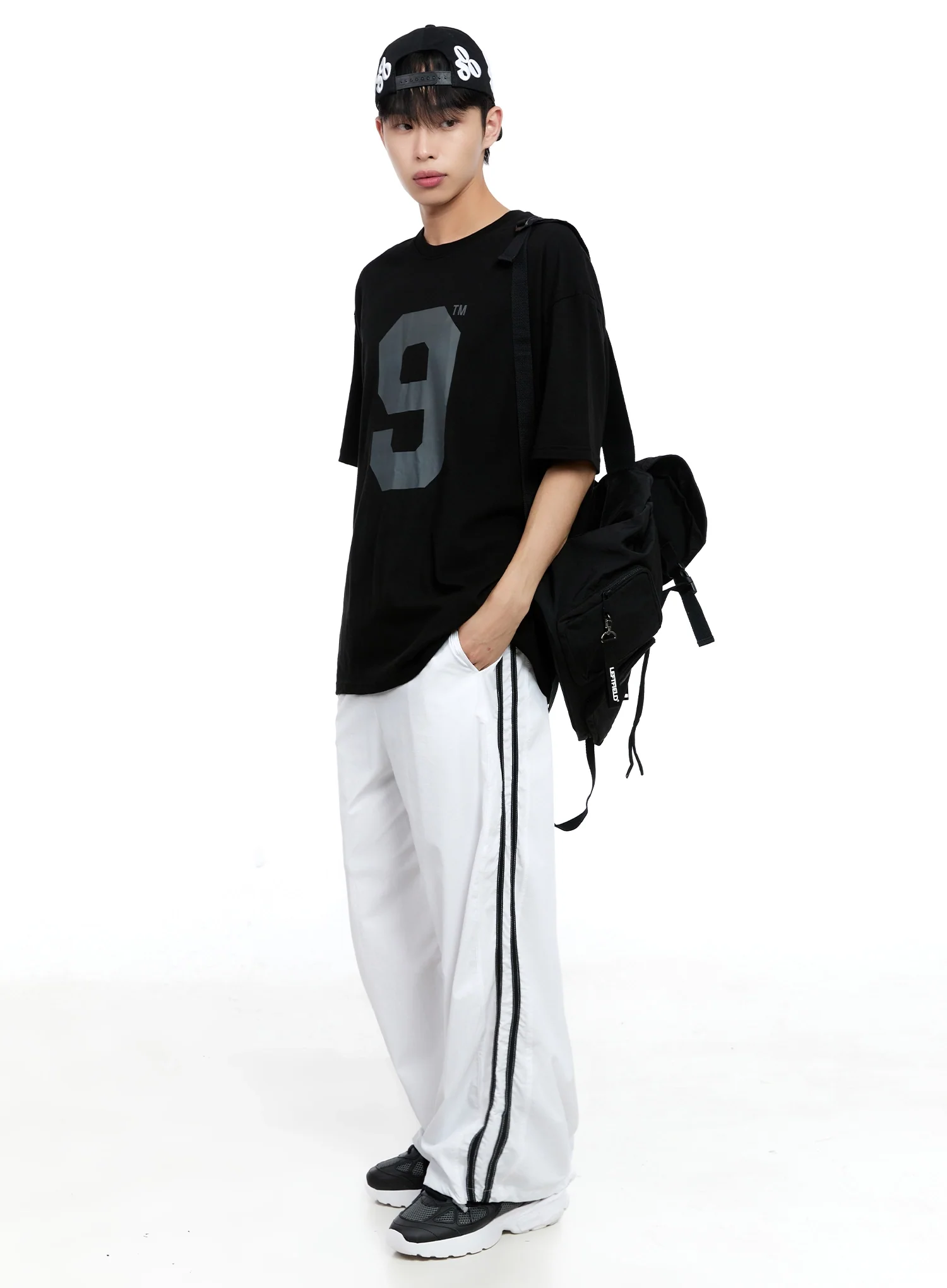 Men's No.9 Graphic Tee IG520 - Image 17
