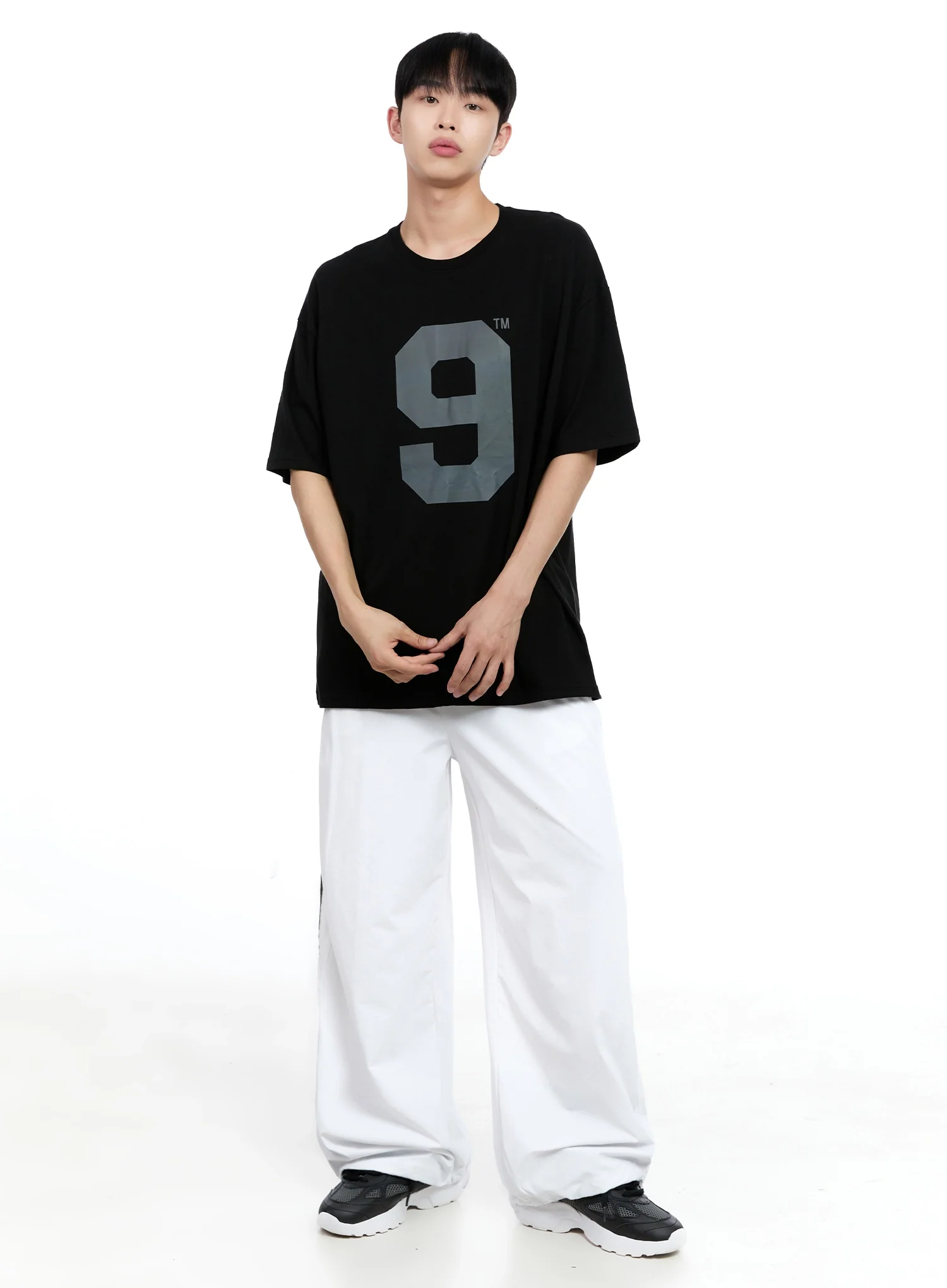 Men's No.9 Graphic Tee IG520 - Image 6