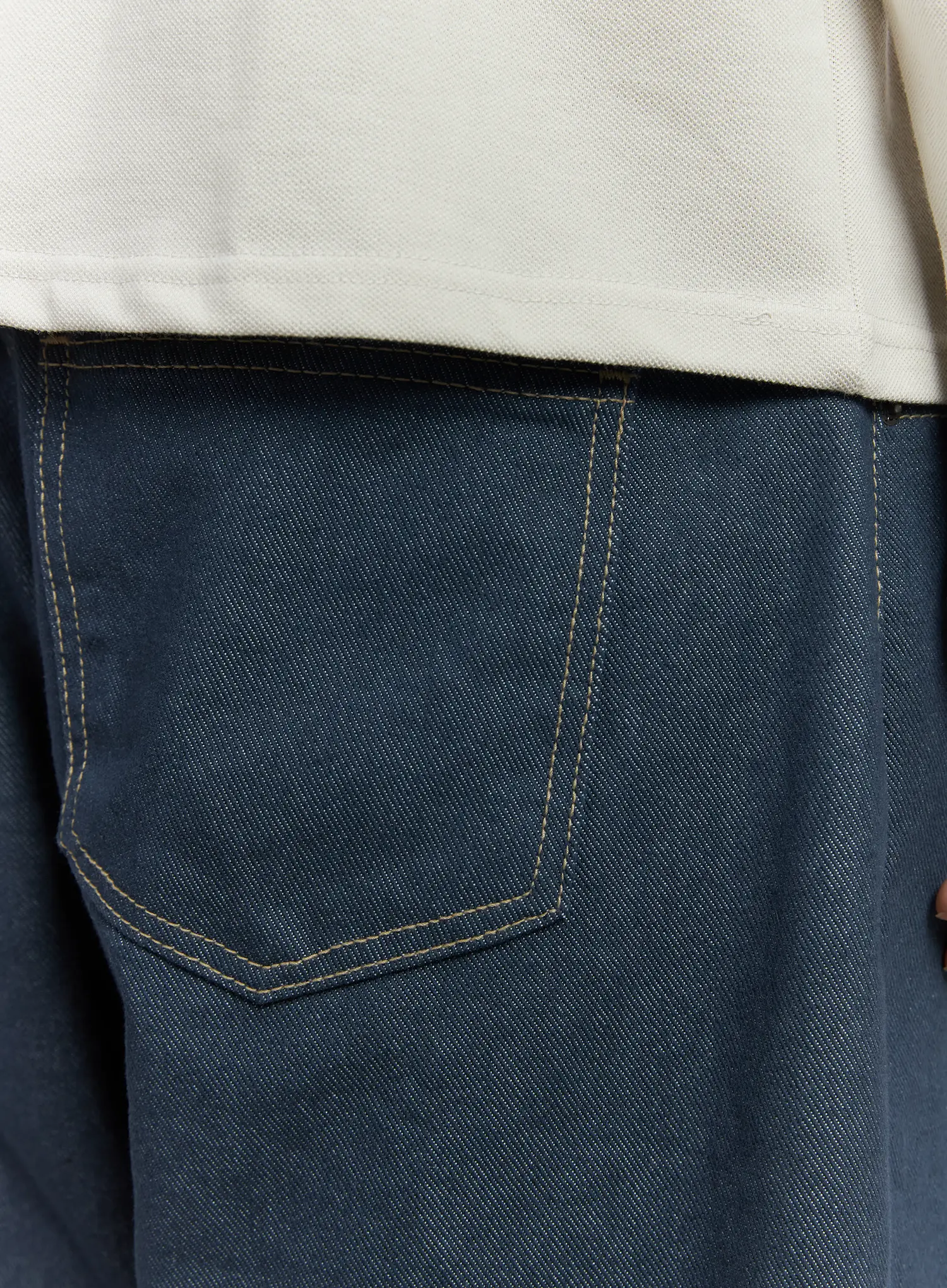 Men's No-Fade Stitched Jeans IF516 - Image 2