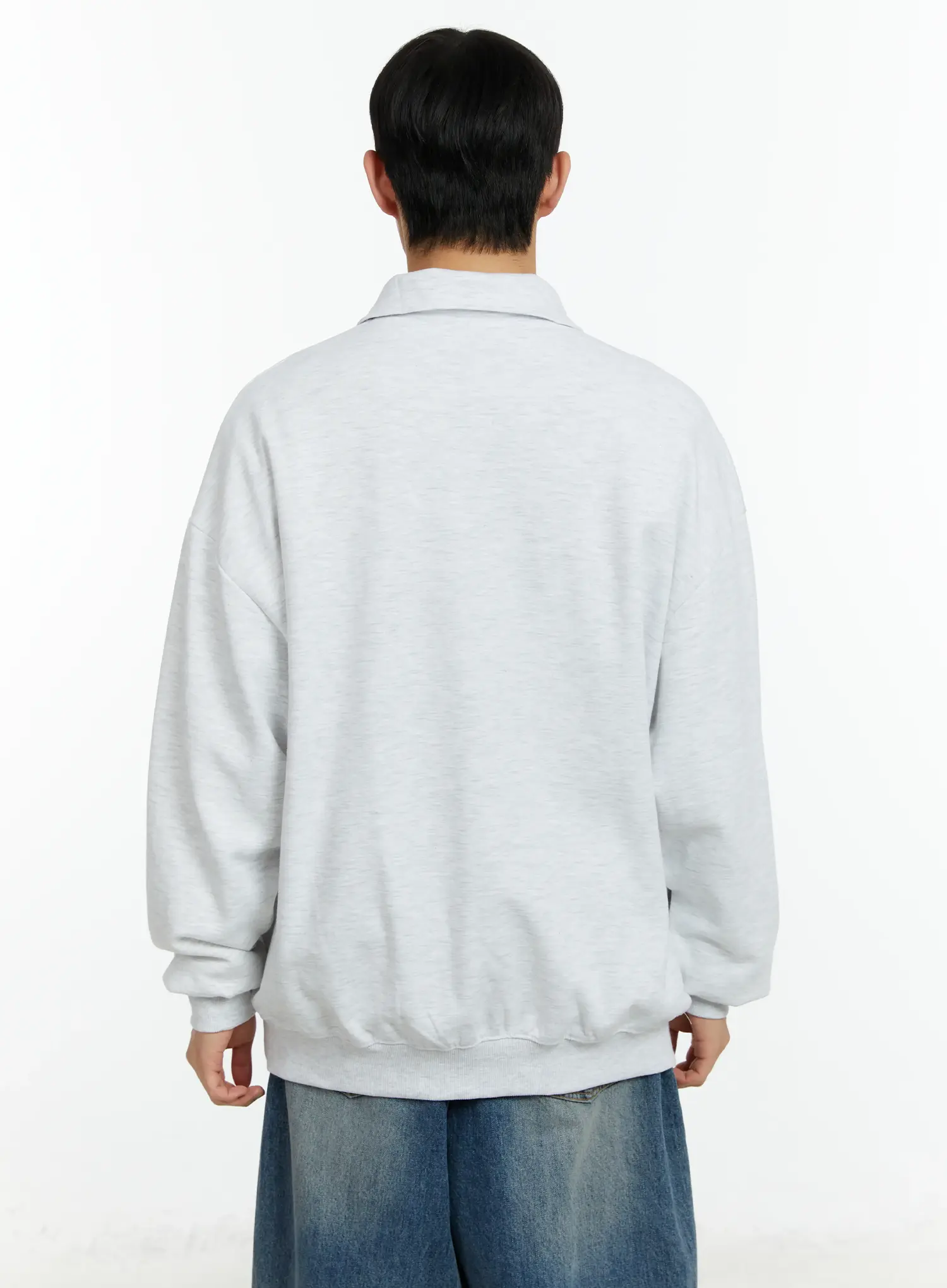 Men's "Orginality" Quarter-Zip Sweatshirt IF511 - Image 5