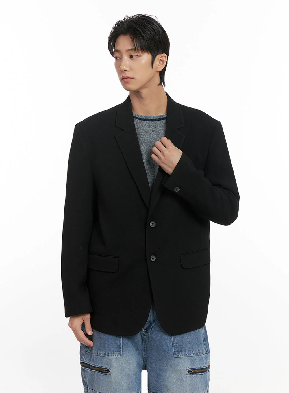 Men's Oversized Blazer ID406 - Image 3