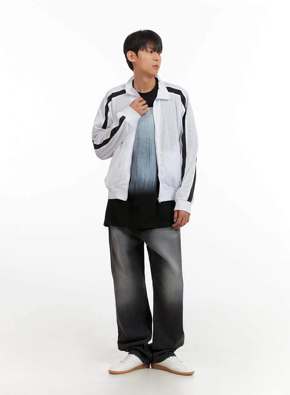 Men's Oversized Graphic T-Shirt IU418 - Image 9