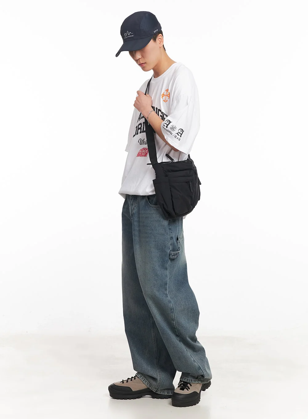 Men's Oversized Graphic T-Shirt IY505 - Image 15