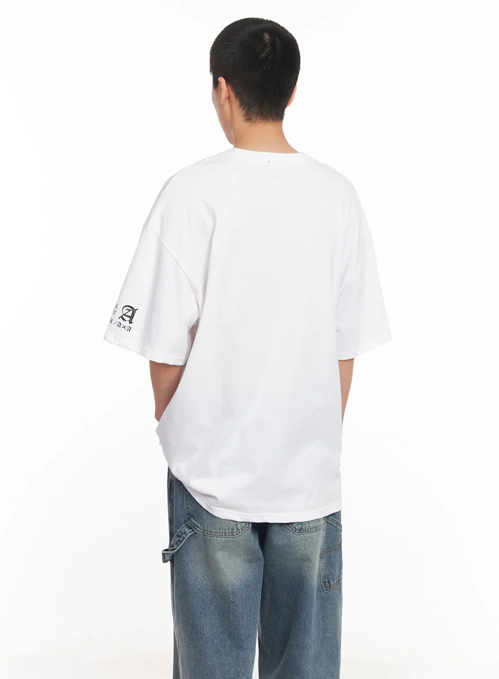 Men's Oversized Graphic T-Shirt IY505 - Image 6