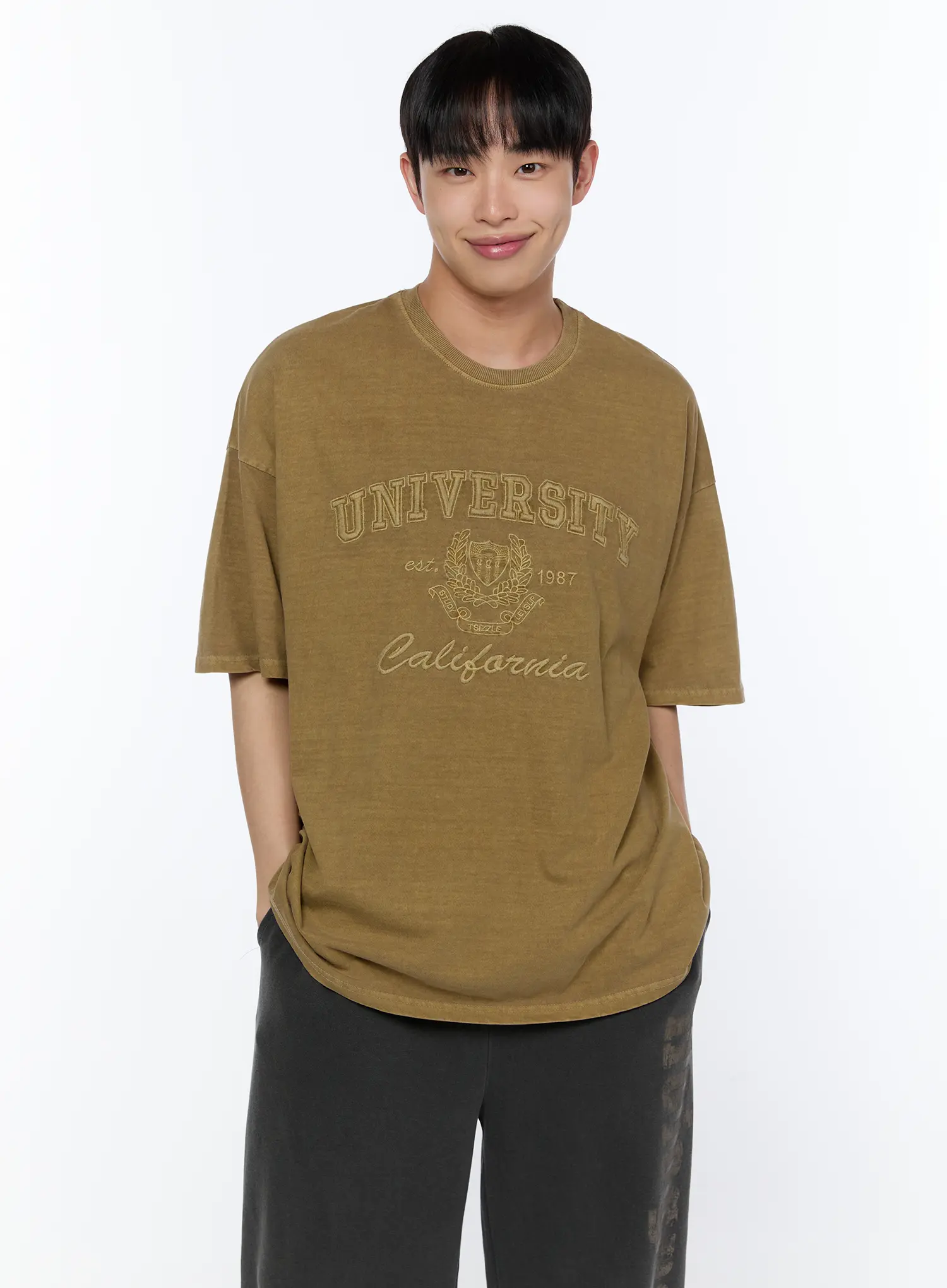 Men's Oversized Graphic Tee IA520 - Image 7