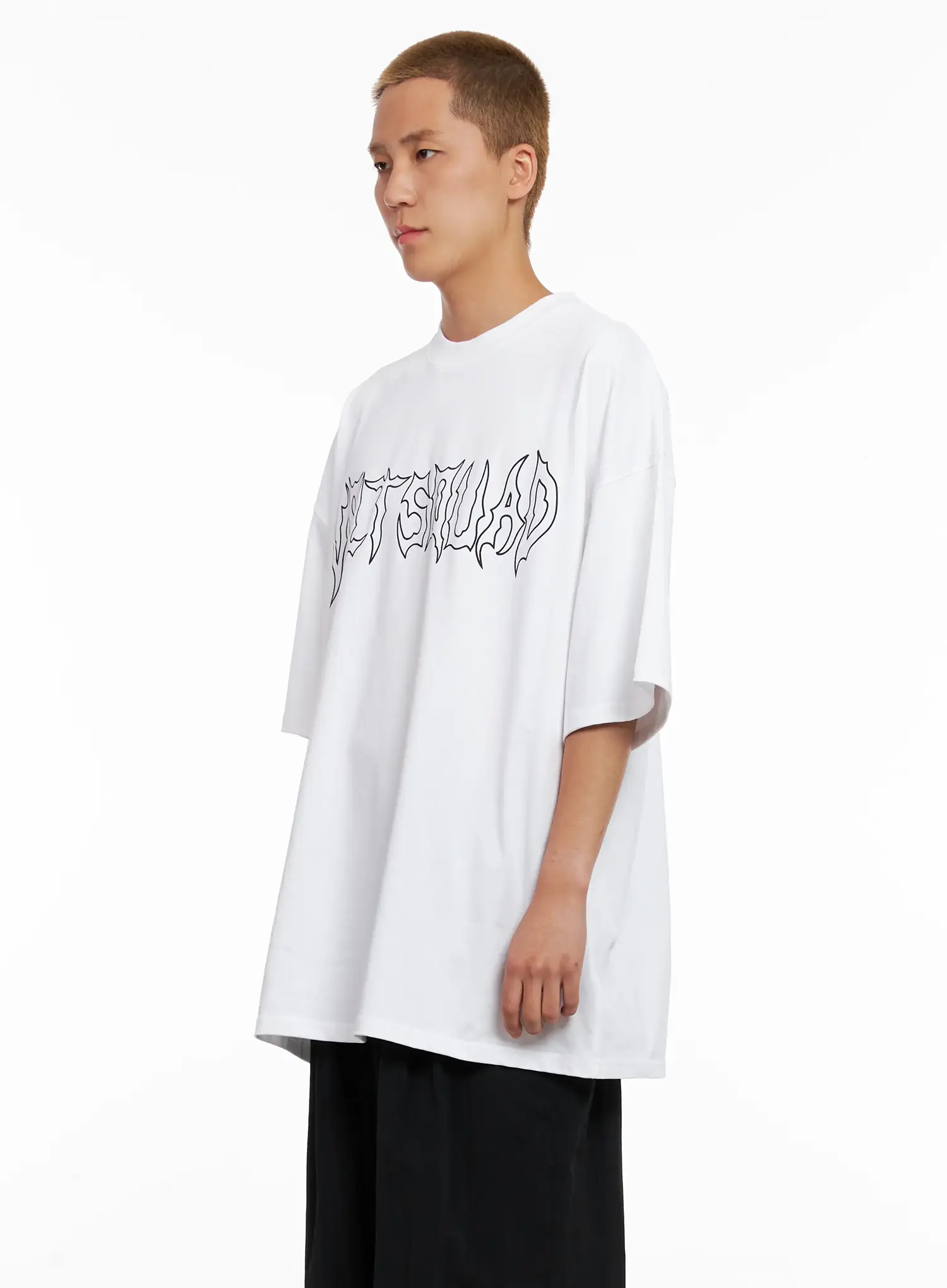 Men's Oversized Graphic Tee IL521 - Image 4