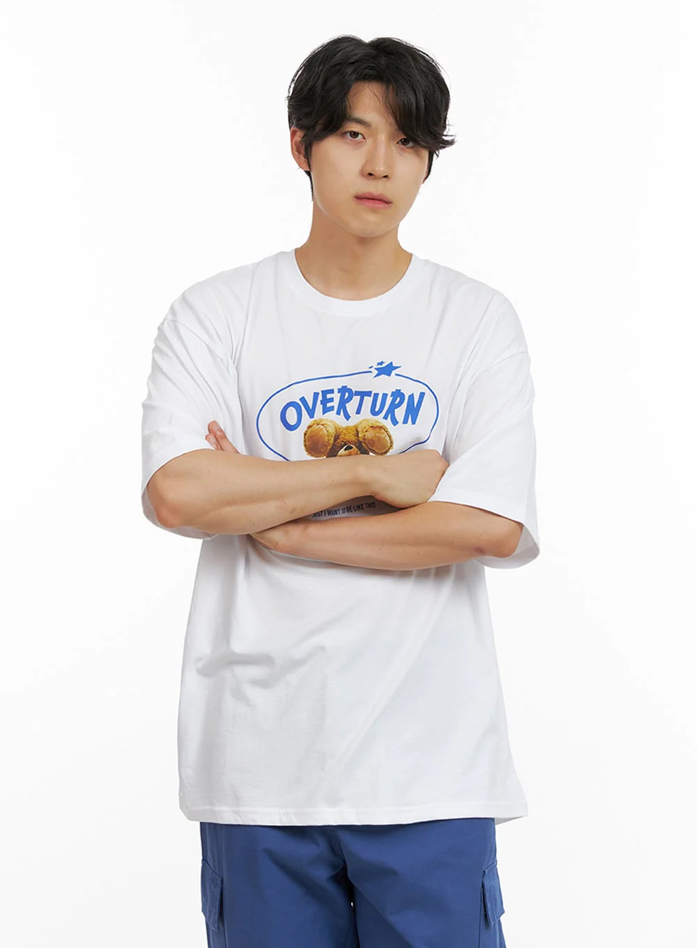 Men's Overturn Graphic T-Shirt IG409 - Image 4
