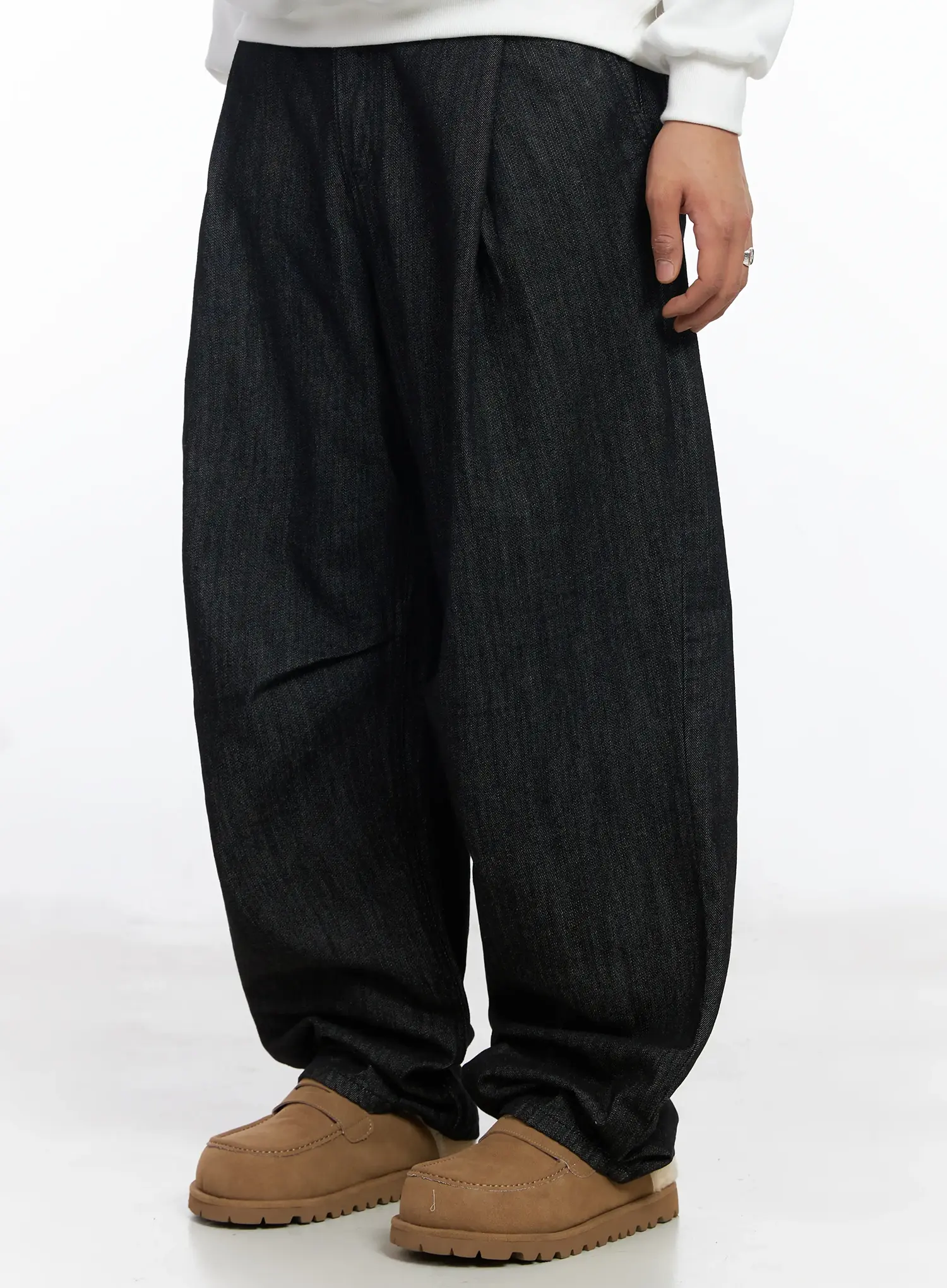 Men's Pintuck Curved Fit Jeans IJ527 - Image 4