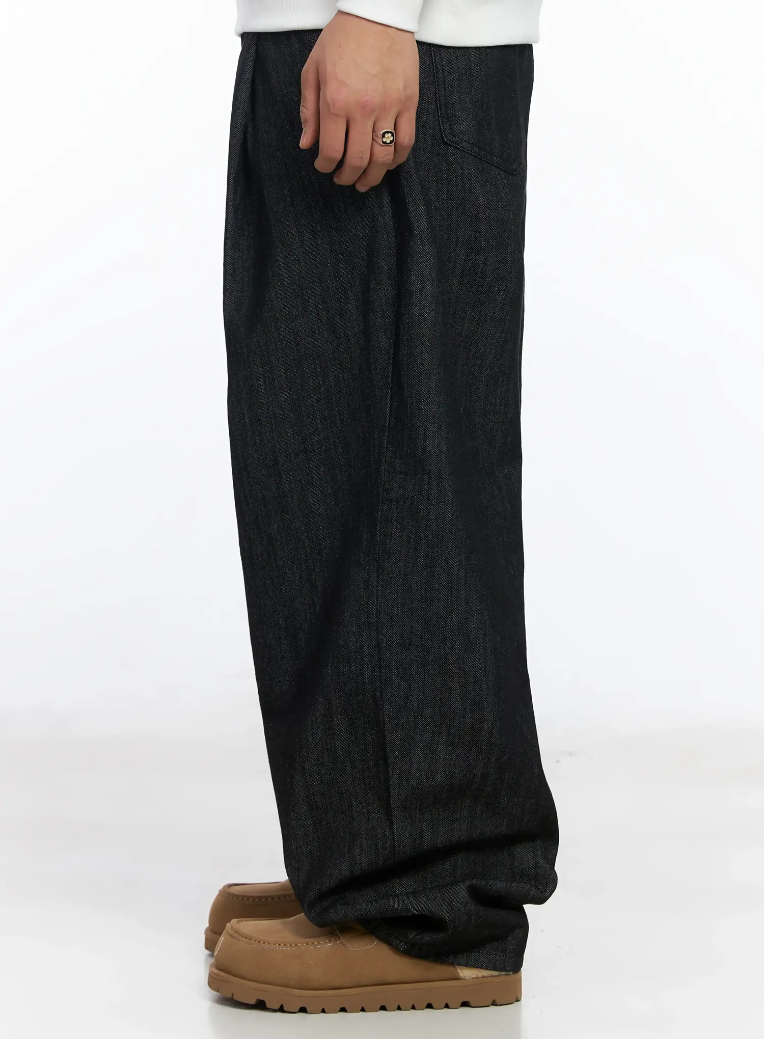 Men's Pintuck Curved Fit Jeans IJ527 - Image 6