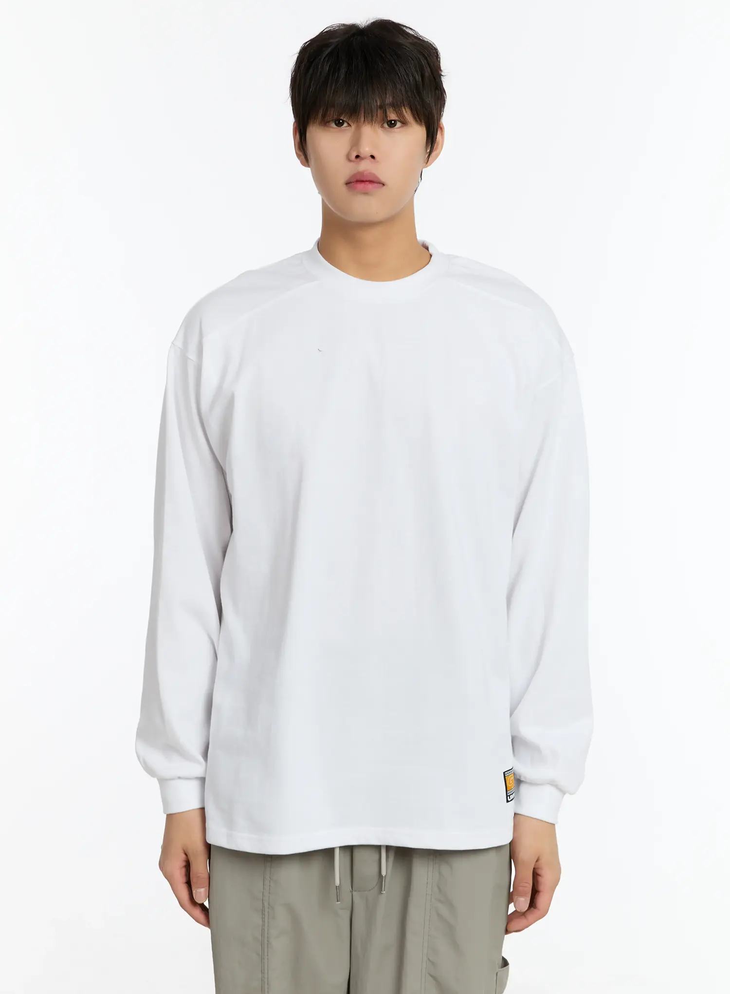 Men's Pintuck Long Sleeve Tee IM503 - Image 10