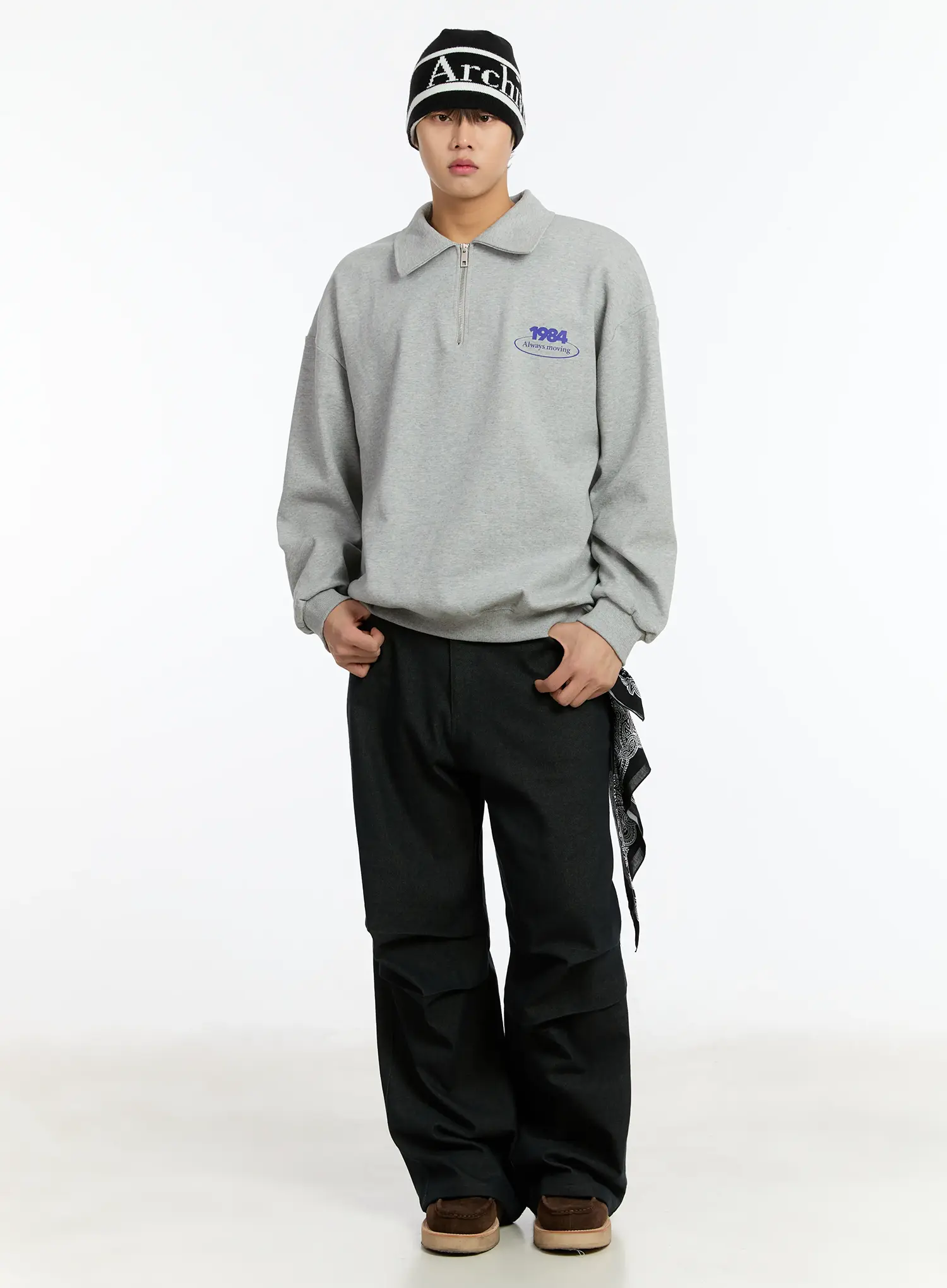 Men's Pintuck Parachute Jeans IM503 - Image 10