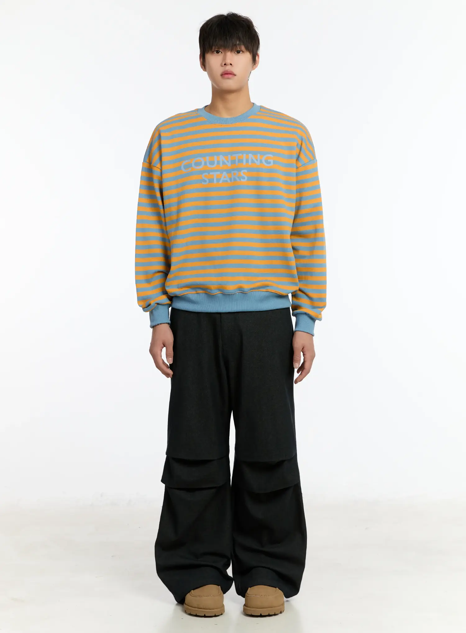 Men's Pintuck Parachute Jeans IM503 - Image 3