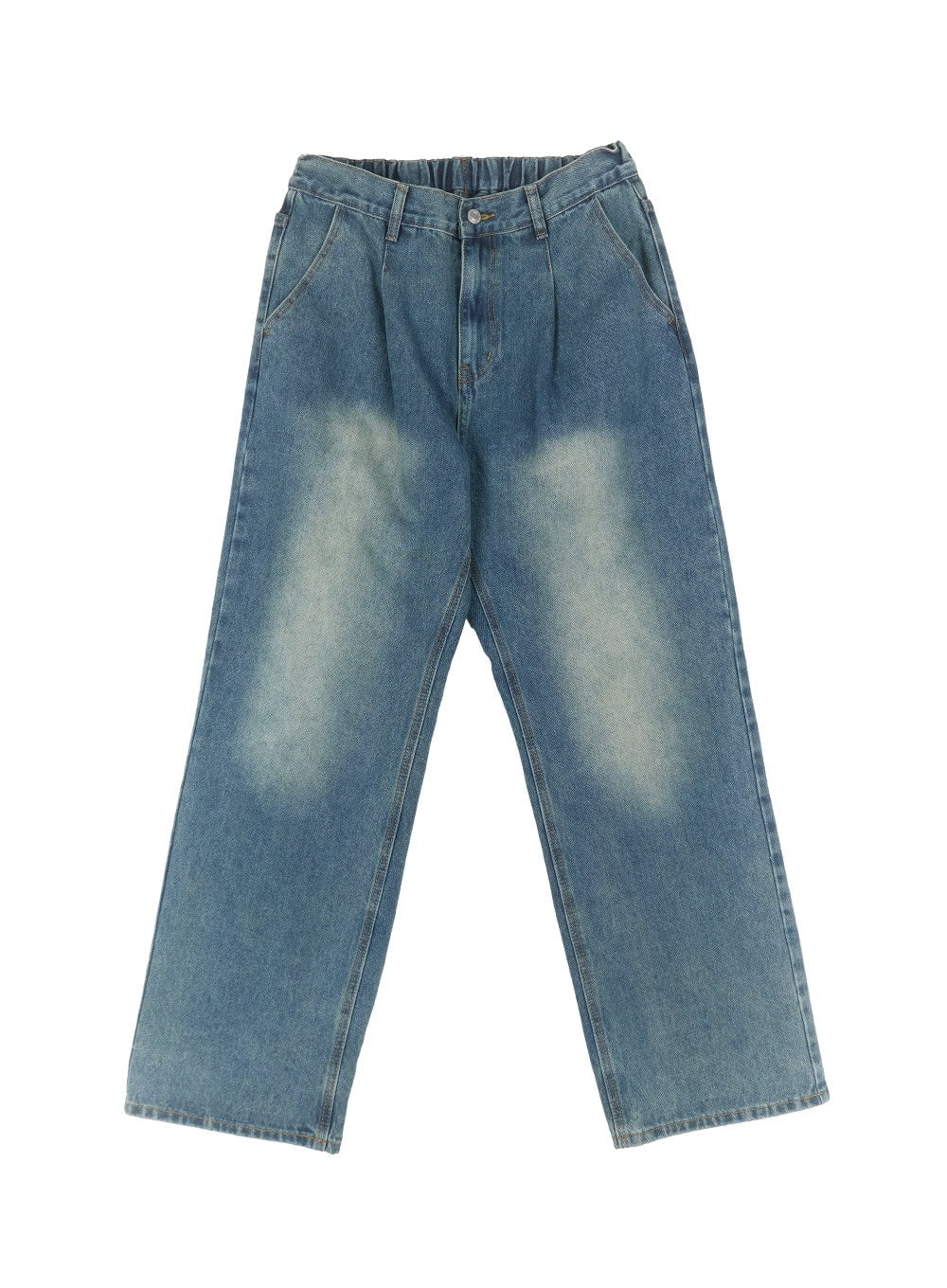 Men's Pintuck Washed Jeans IA511 - Image 12