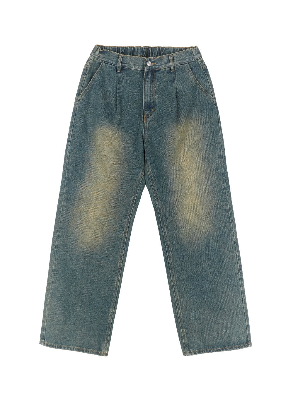 Men's Pintuck Washed Jeans IA511 - Image 13
