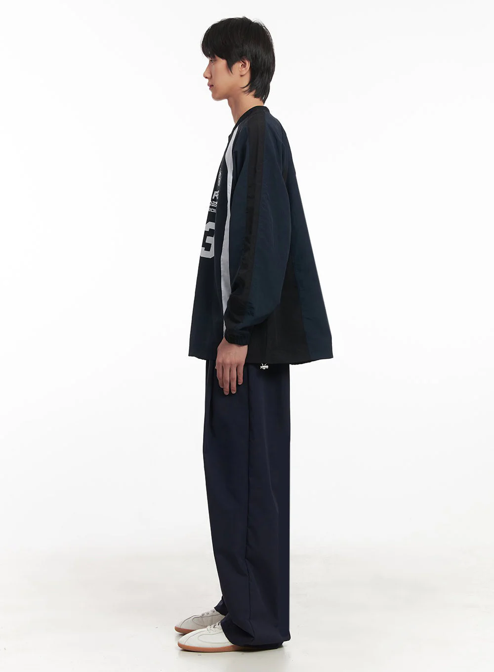 Men's Pintuck Windbreaker Sweatpants IA510 - Image 8