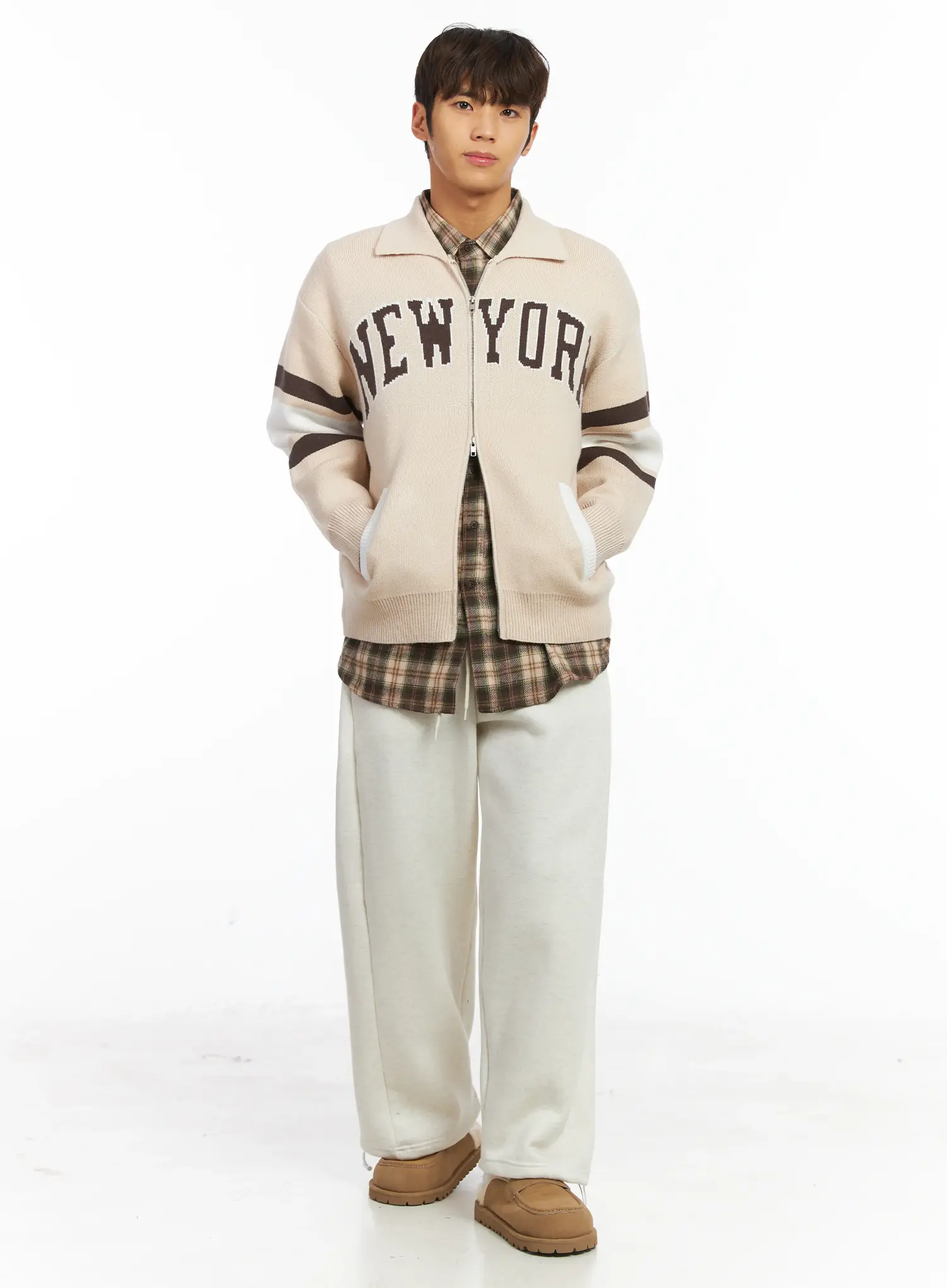 Men's Plaid Shirt IJ514 - Image 10