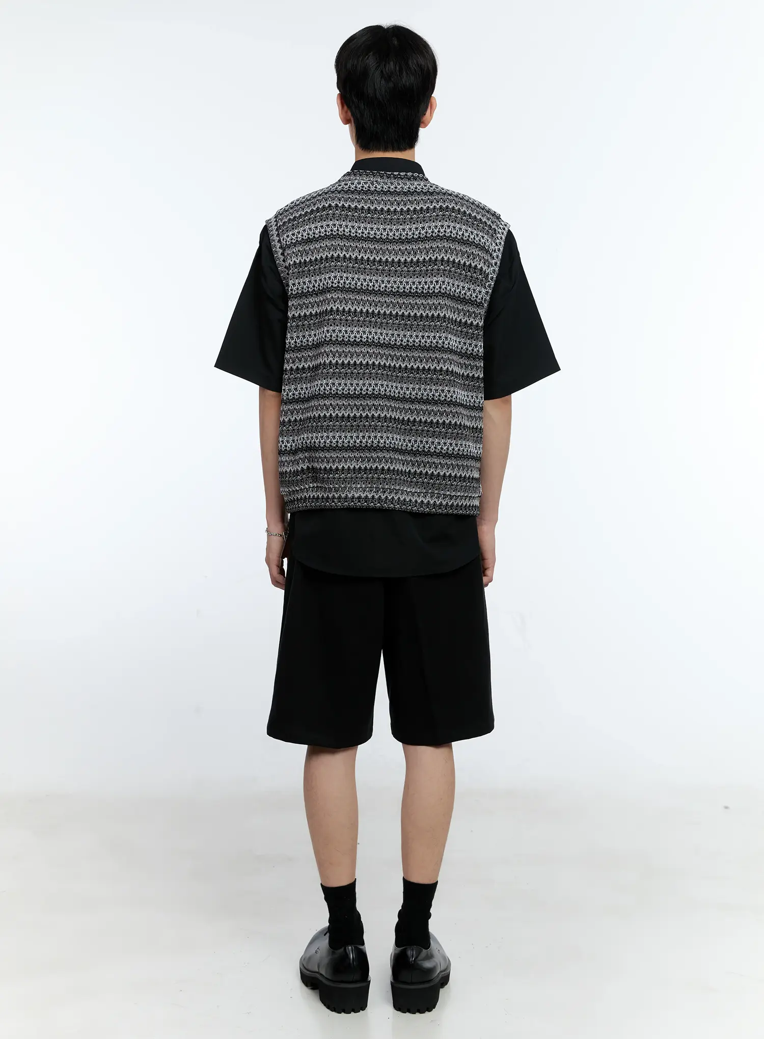 Men's Pleat Bermuda Shorts IG501 - Image 9