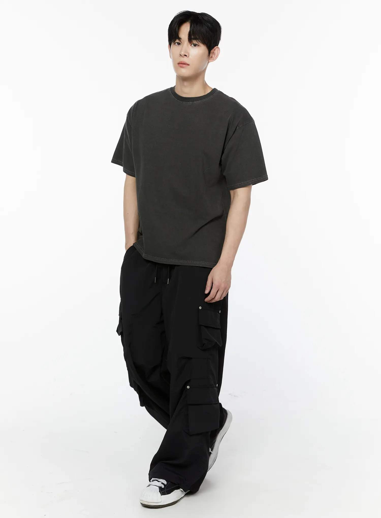 Men's Relaxed Fit Cargo Pants IA527 - Image 12