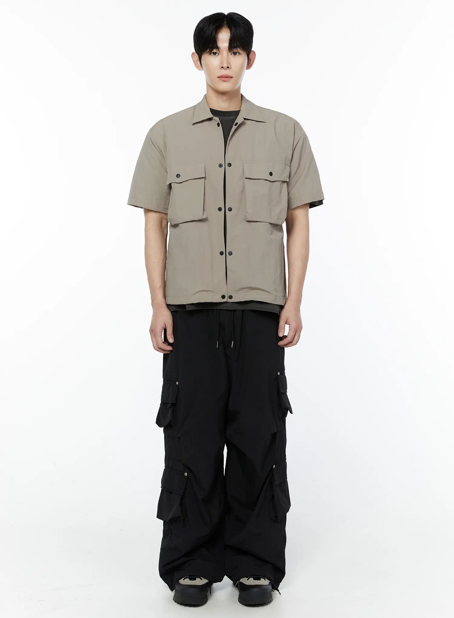 Men's Relaxed Fit Cargo Pants IA527 - Image 5