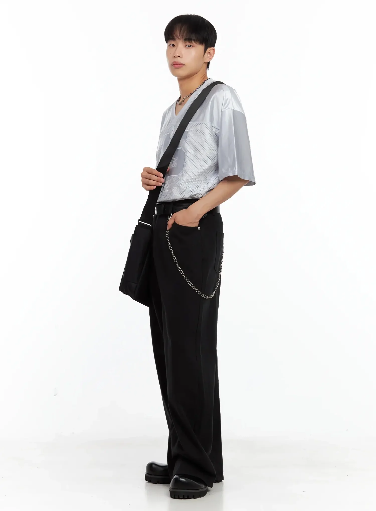 Men's Relaxed-Fit Cotton Pants IL516 - Image 3