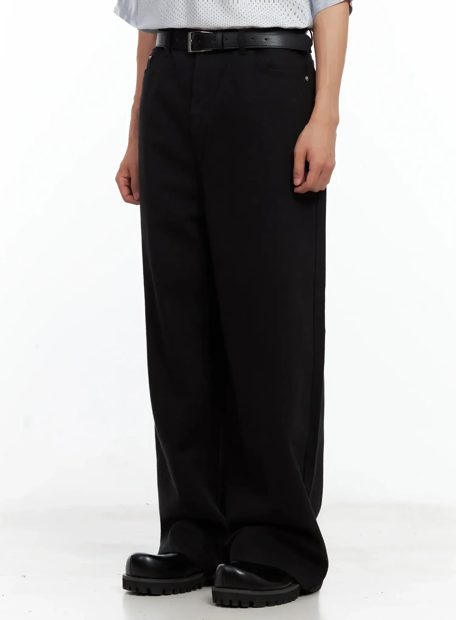 Men's Relaxed-Fit Cotton Pants IL516 - Image 4