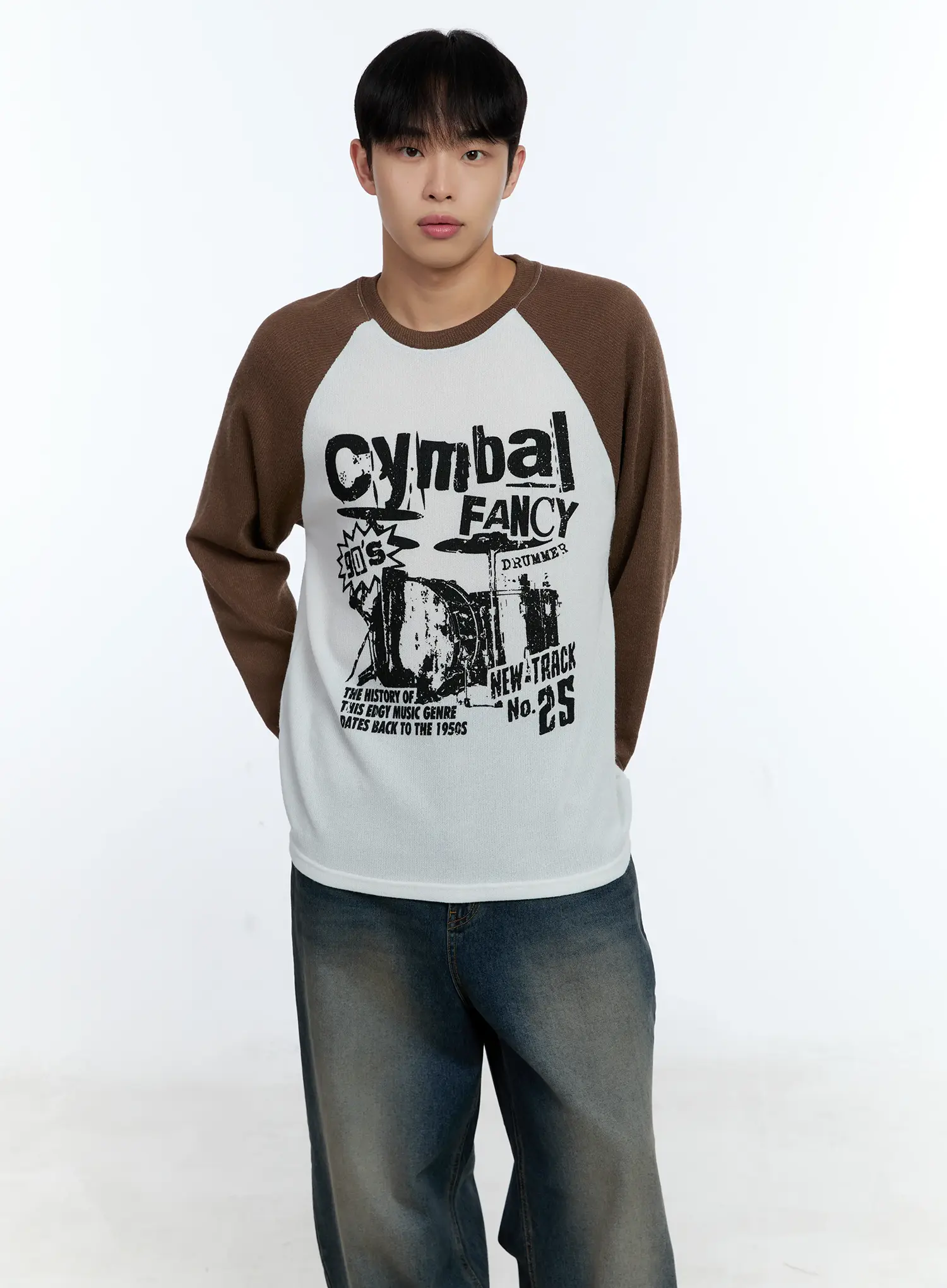 Men's Retro Long Sleeve Shirt IG519 - Image 7