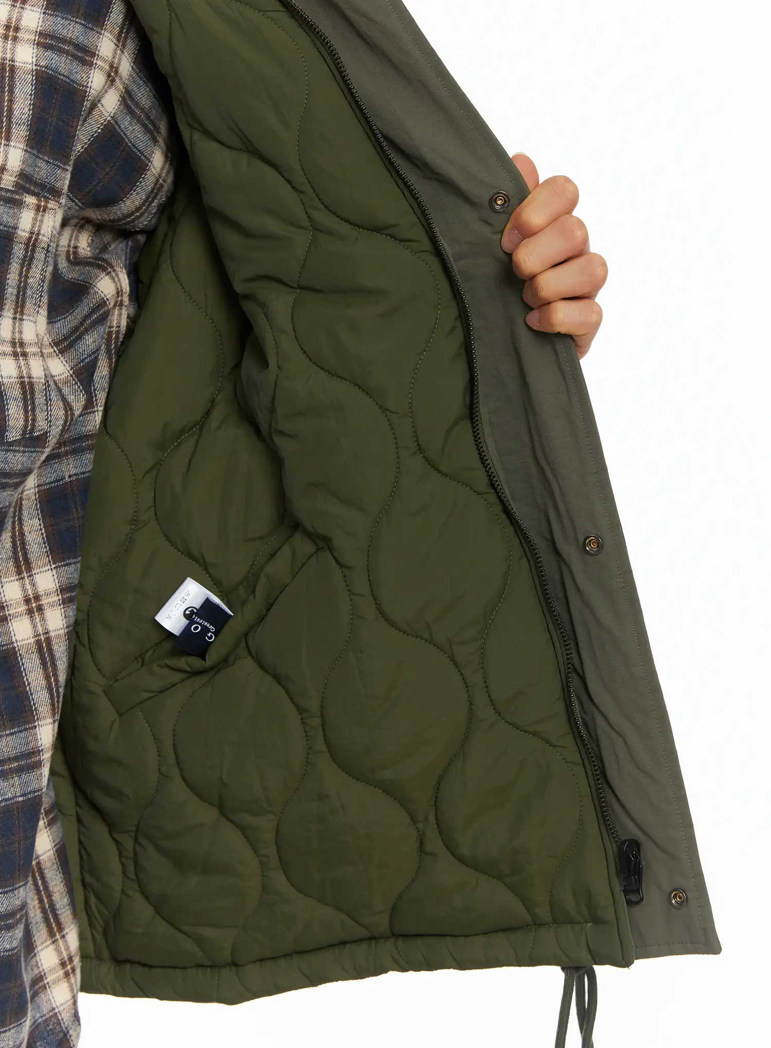 Men's Reversible Hooded Puffer Jacket IJ514 - Image 15