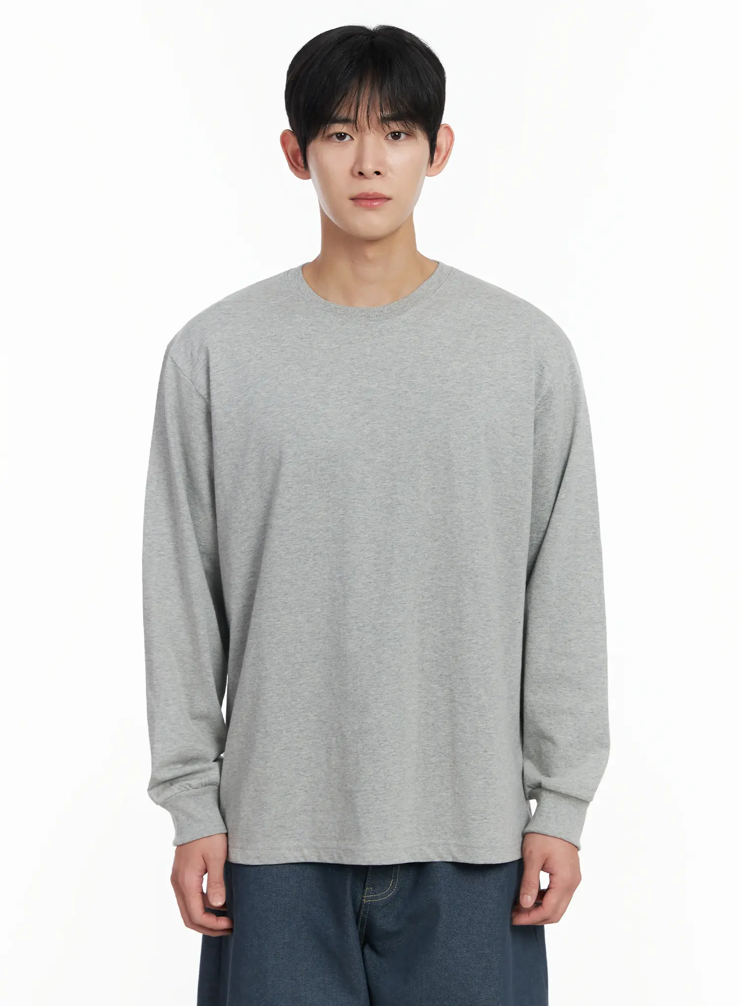 Men's Ribbed Cuff Long Sleeve Shirt IF517 - Image 14
