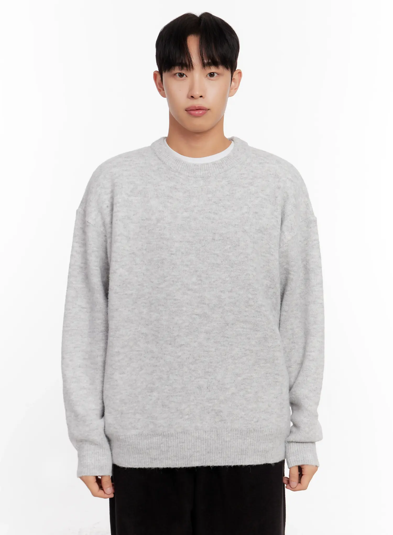 Men's Round Neck Sweater IO528 - Image 16