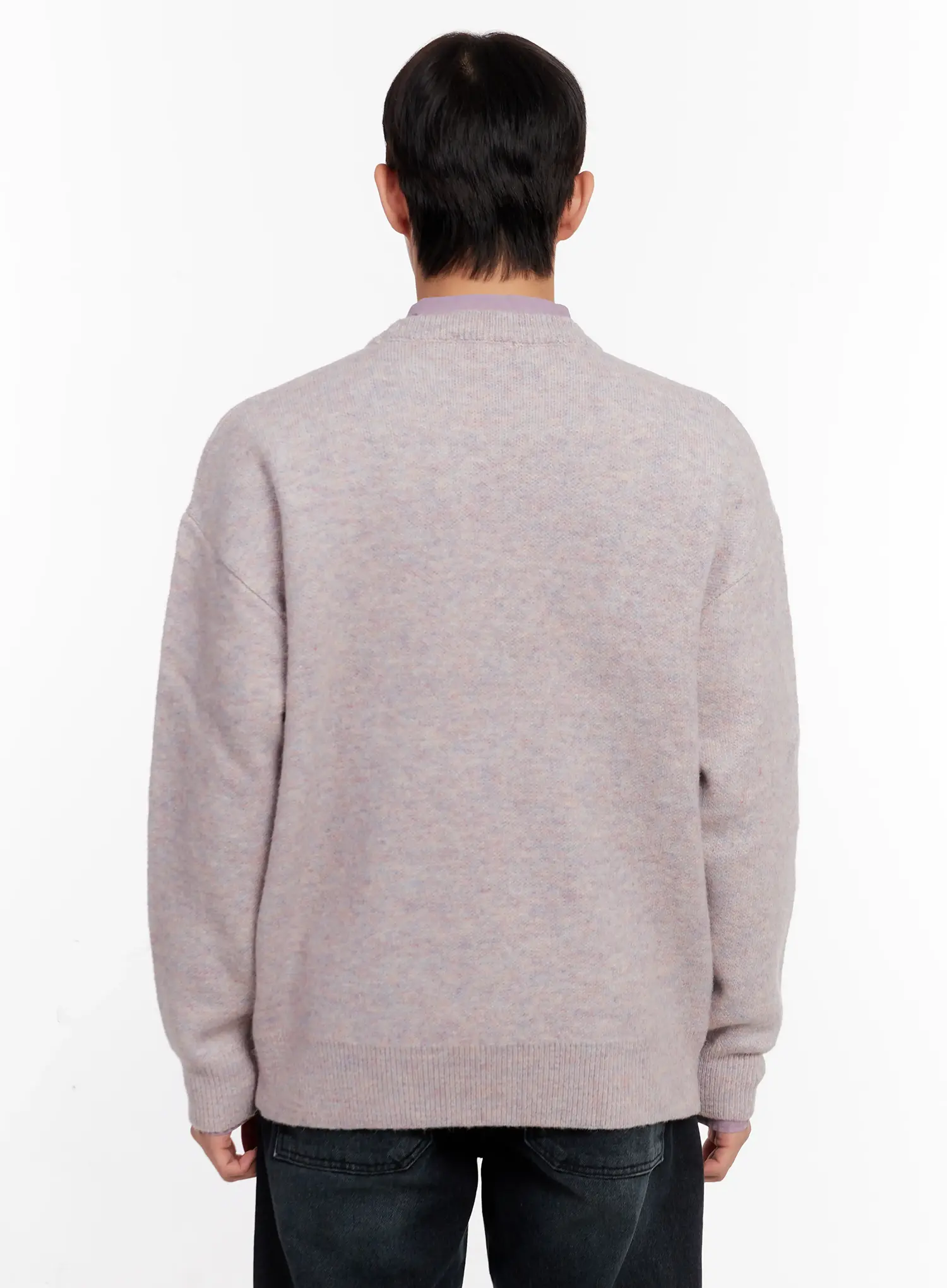 Men's Round Neck Sweater IO528 - Image 5