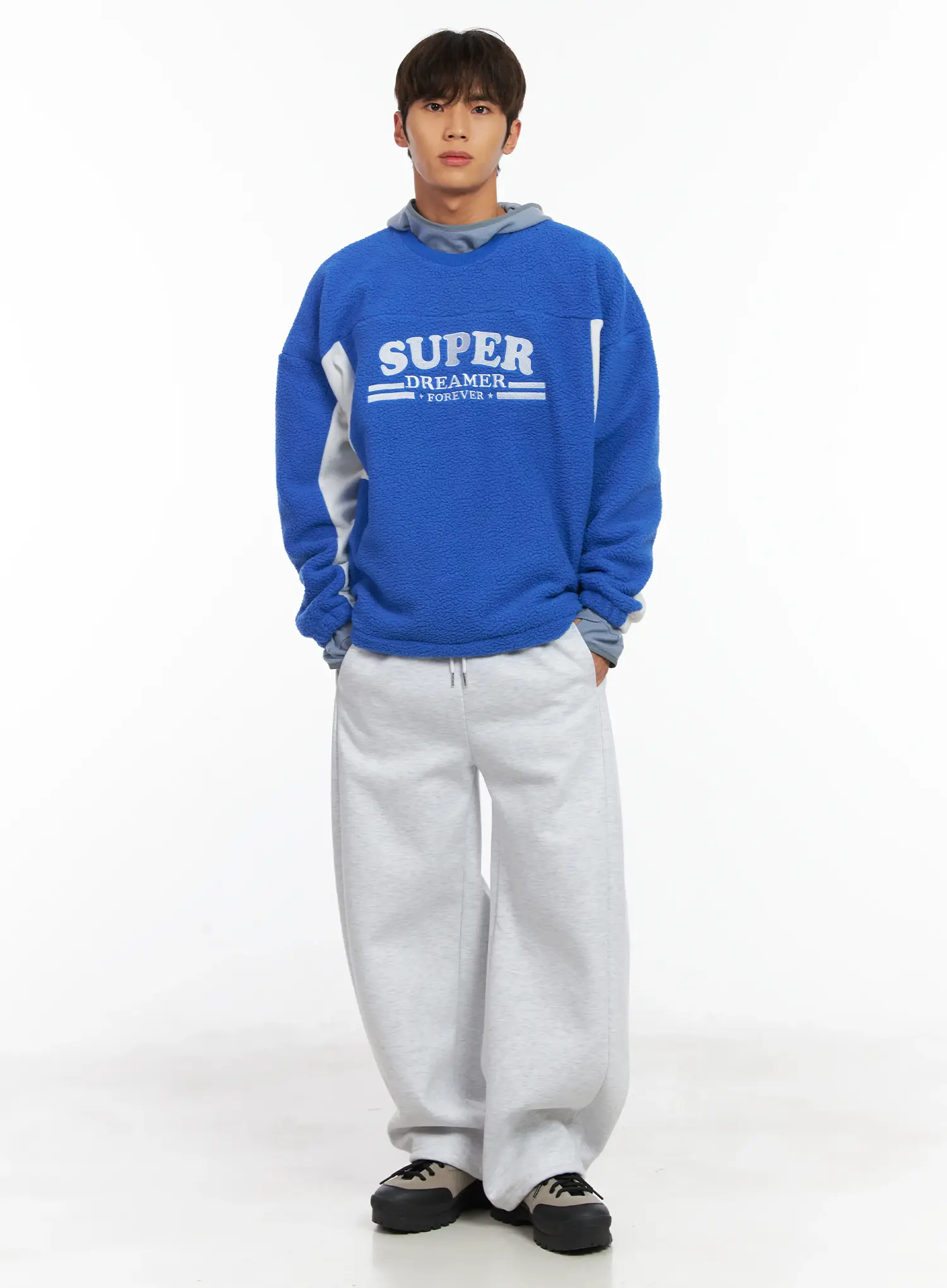 Men's Sherpa Fleece Sweatshirt ID511 - Image 11
