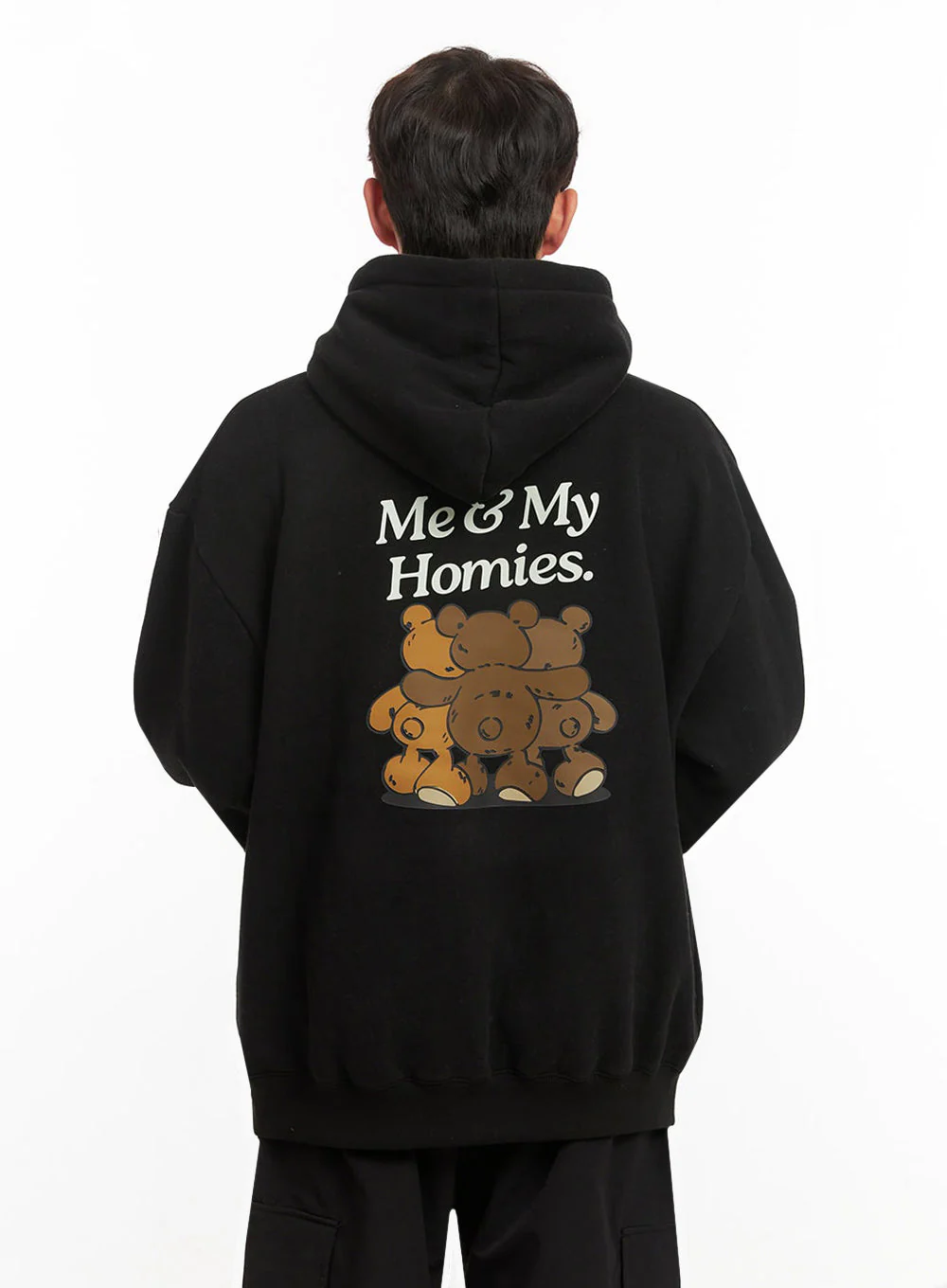 Men's Simple Oversized Hoodie ID431 - Image 2