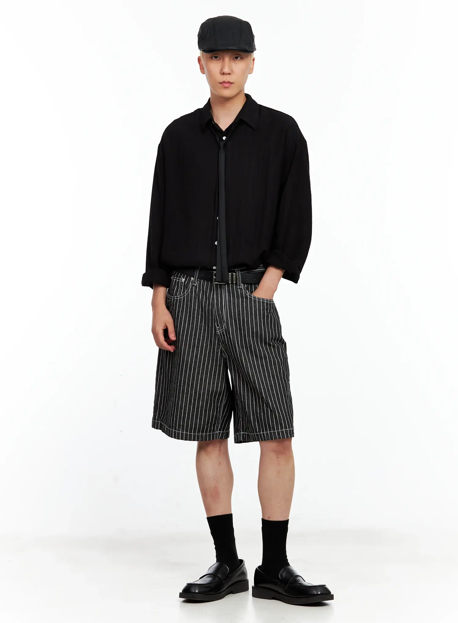 Men's Soft Linen Long-Sleeve Shirt IL514 - Image 10