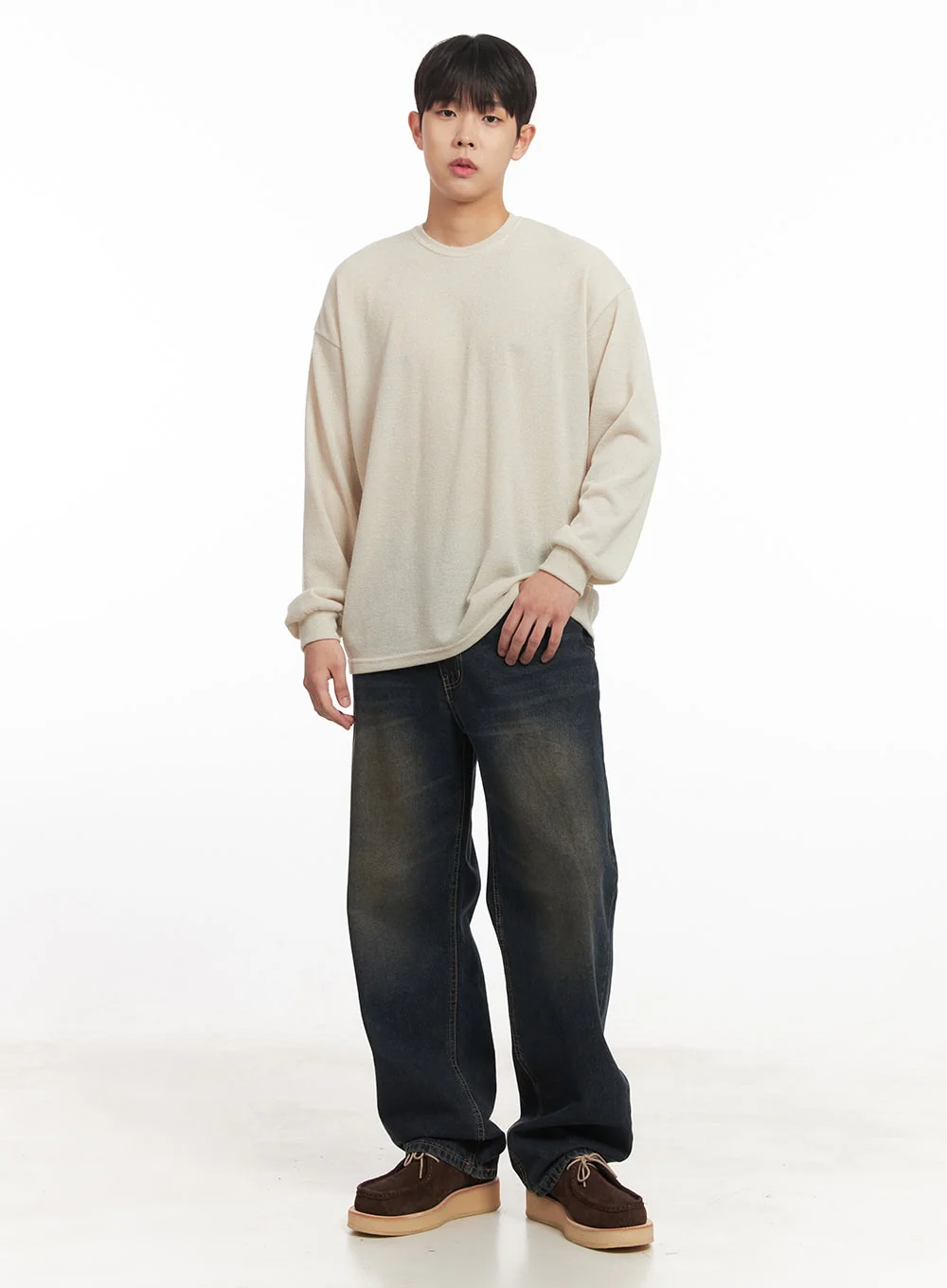 Men's Soft Long-Sleeve T-Shirt IM527 - Image 8
