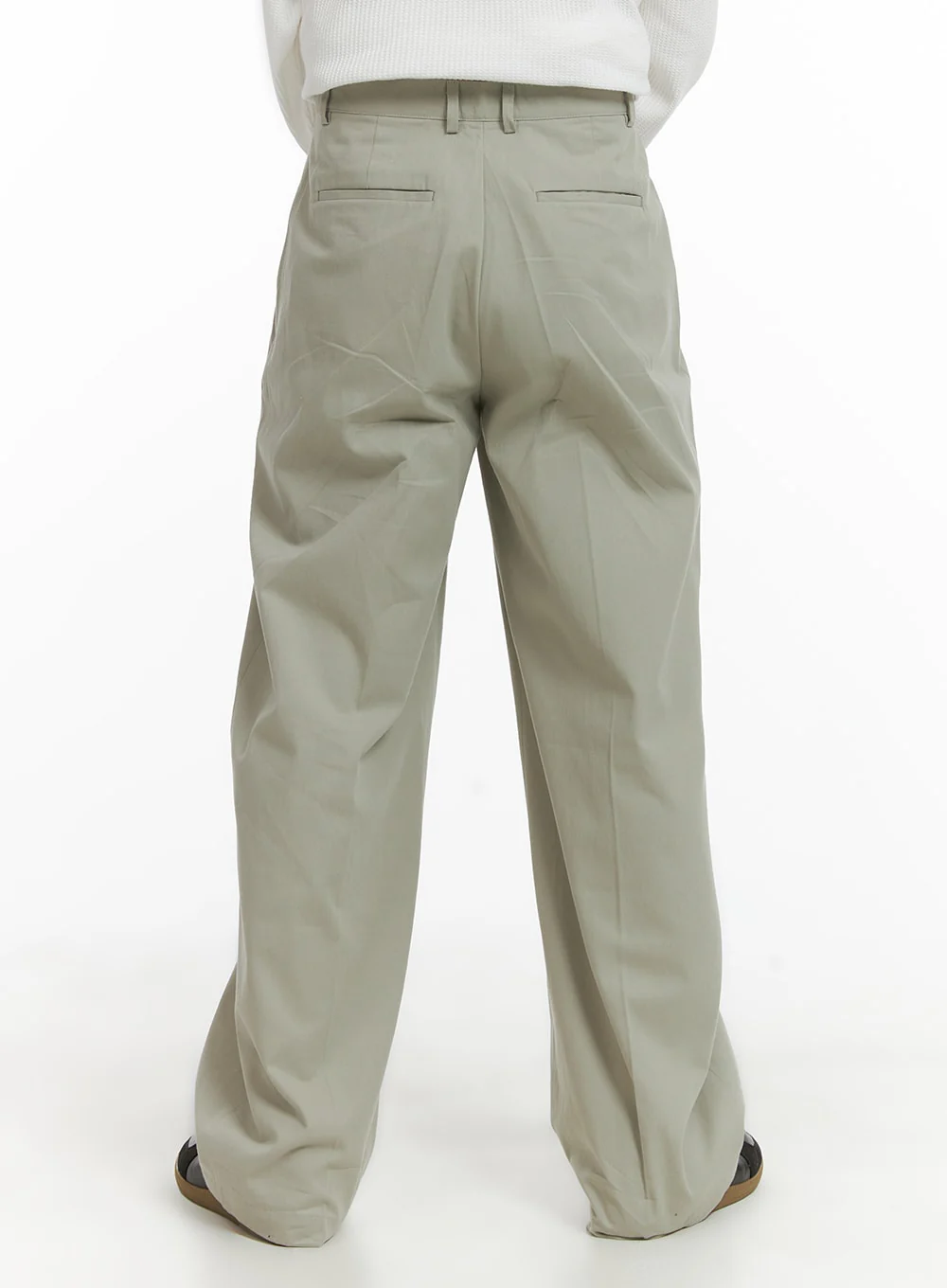 Men's Solid Cotton Suit Pants IA401 - Image 6