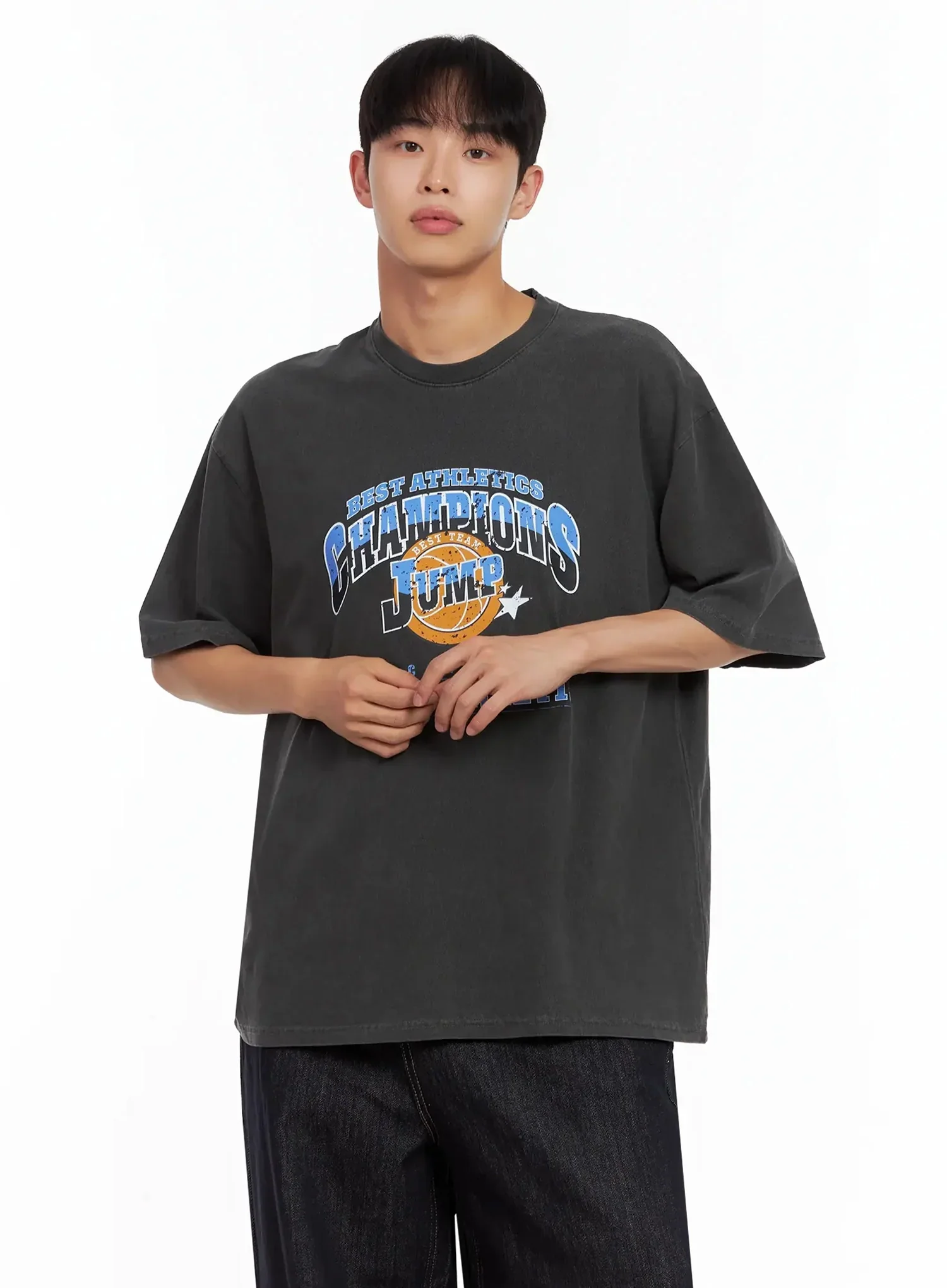 Men's Sporty Graphic T-Shirt IL516 - Image 10