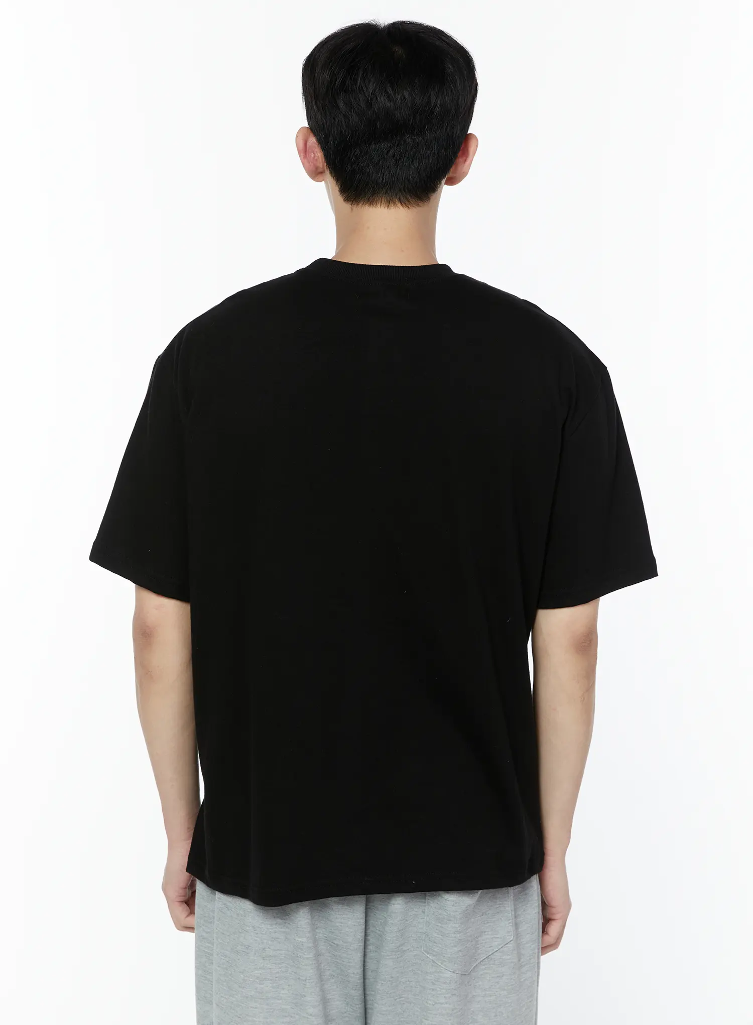 Men's Square Graphics Print T-Shirt IA530 - Image 6