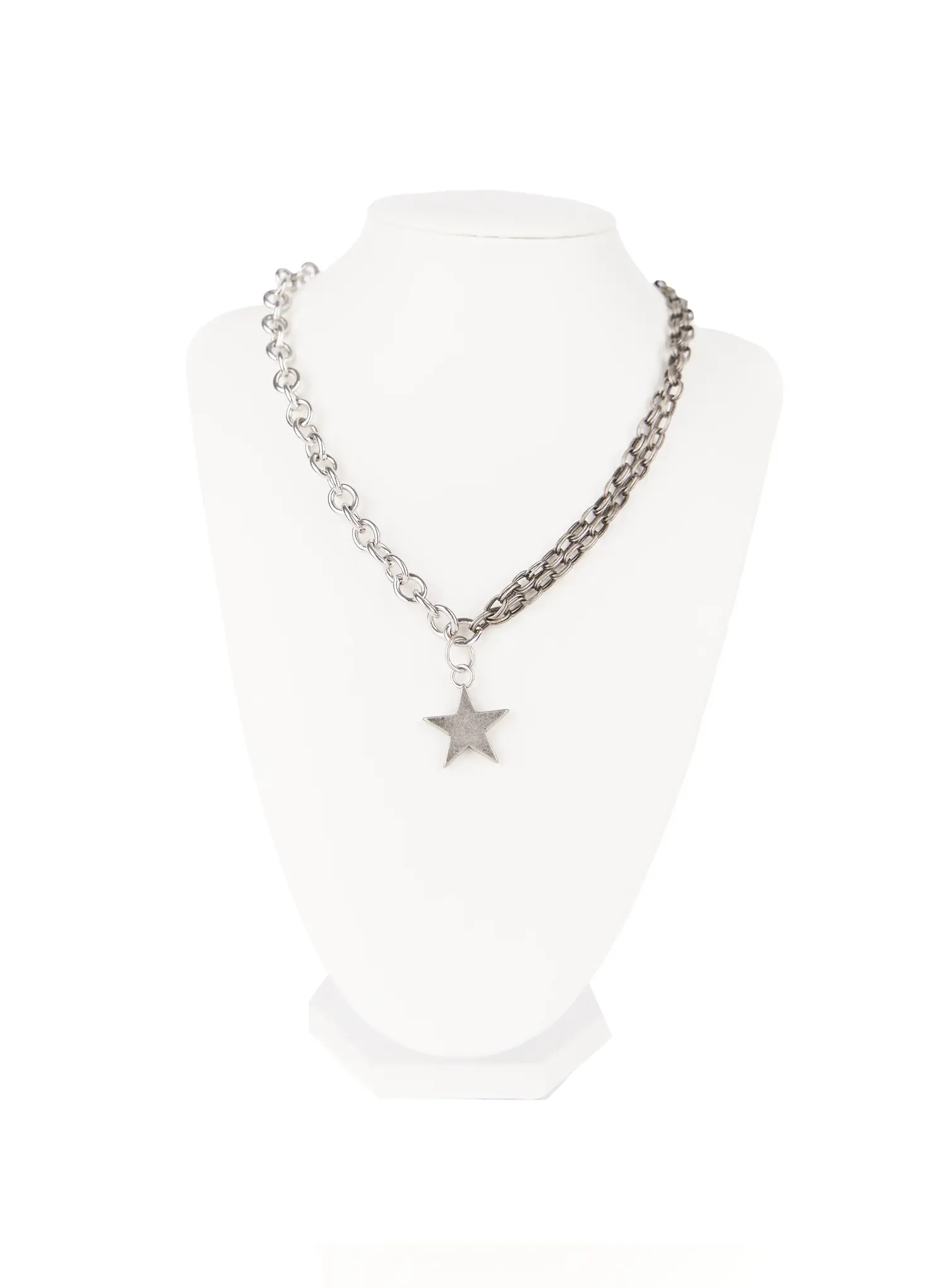Men's Star Pendant Chain Necklace IL501 - Image 10