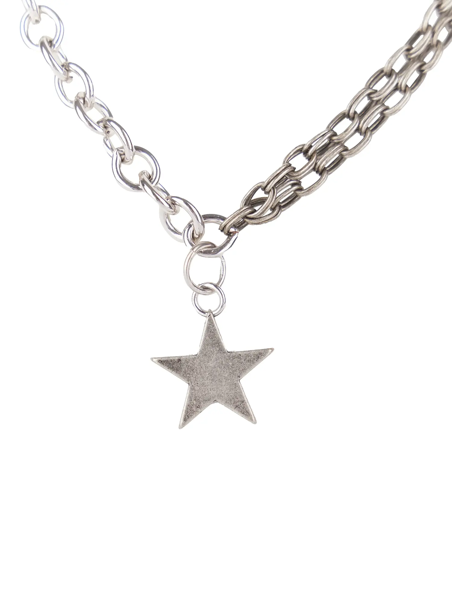 Men's Star Pendant Chain Necklace IL501 - Image 11