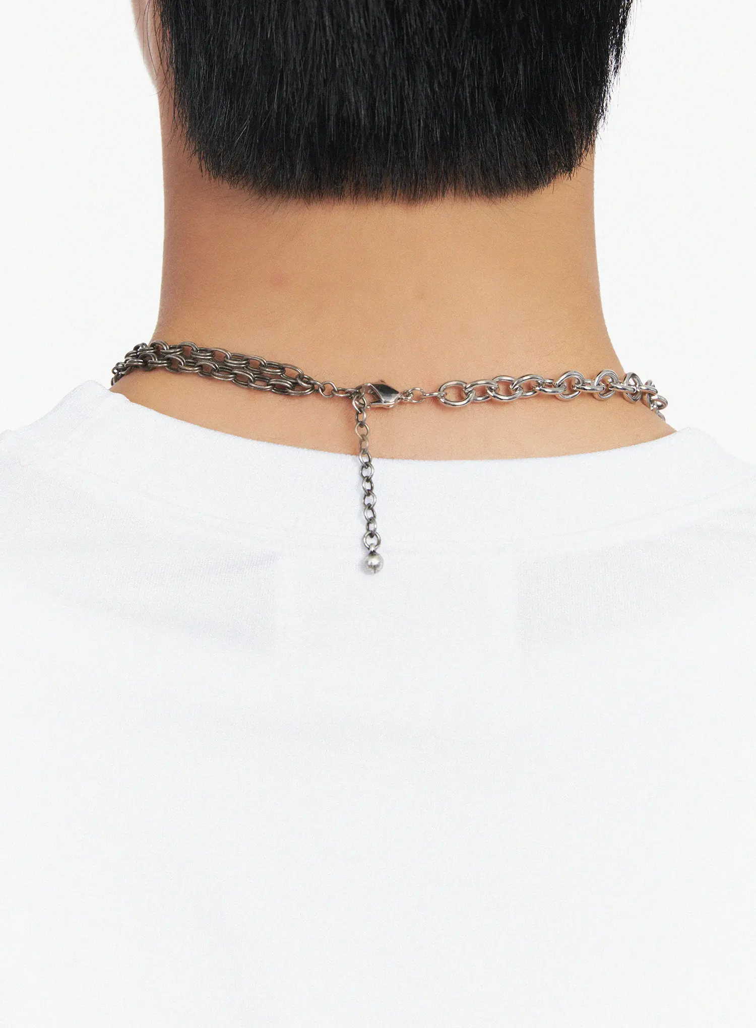 Men's Star Pendant Chain Necklace IL501 - Image 5