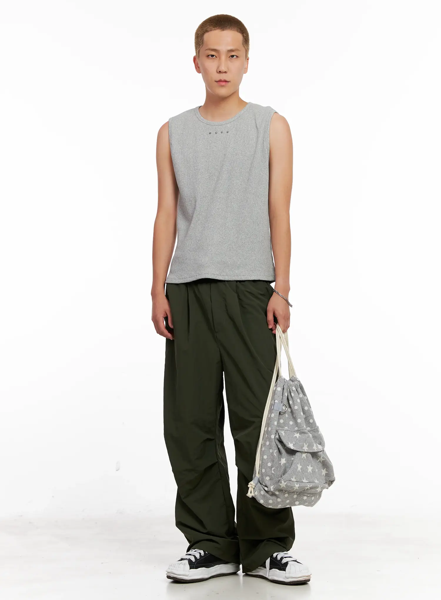 Men's Star Print Drawstring Bag IL518 - Image 4