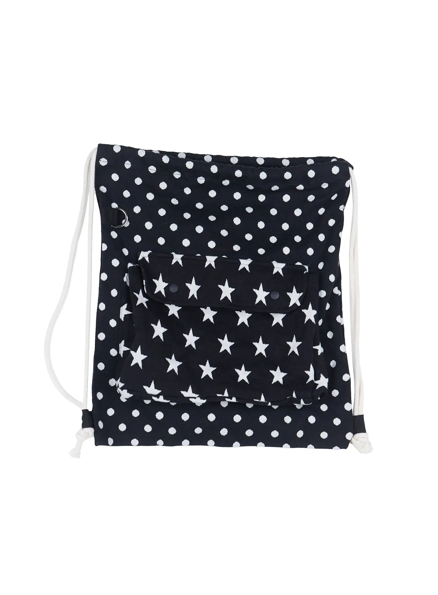 Men's Star Print Drawstring Bag IL518 - Image 9