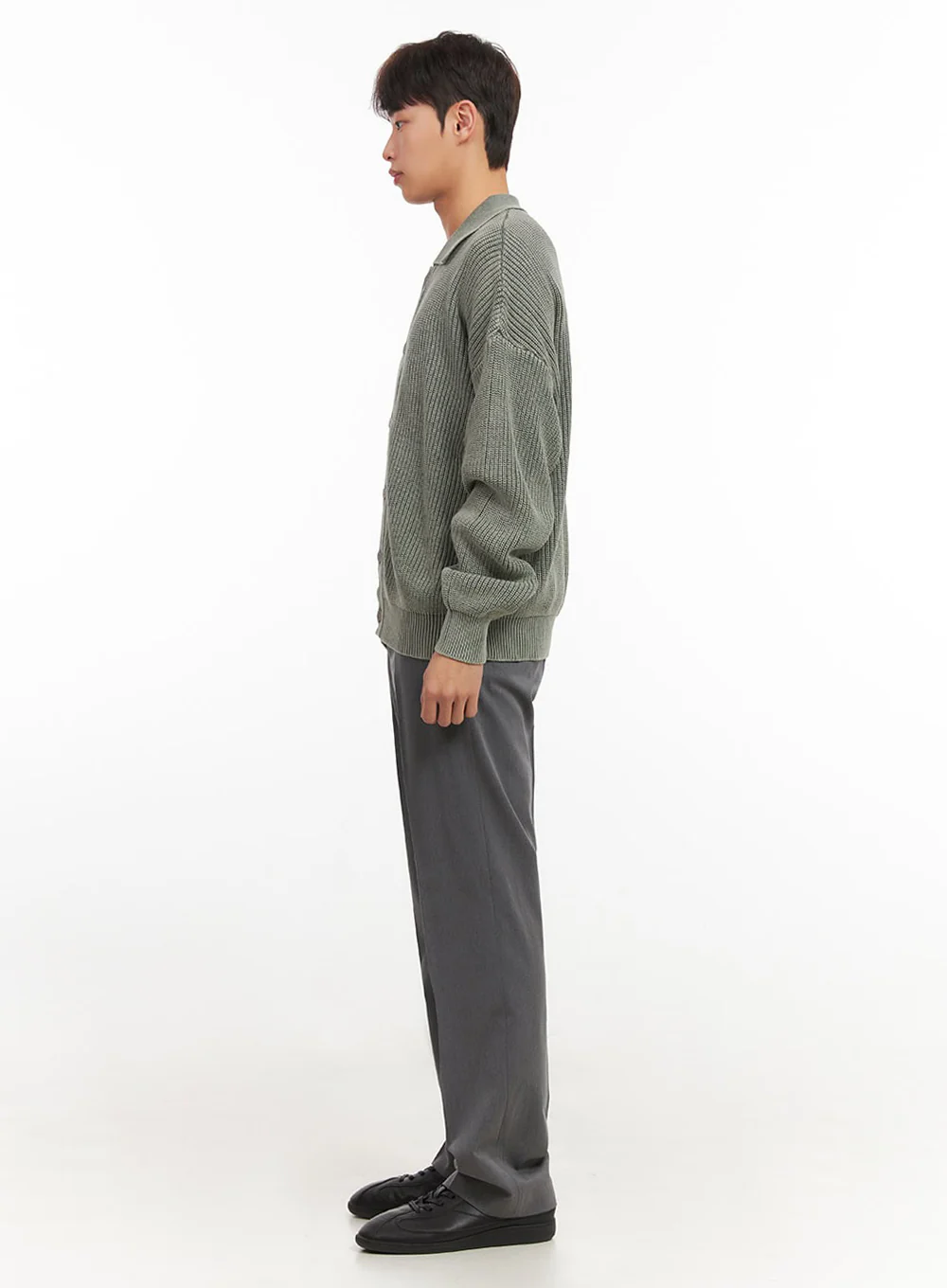 Men's Straight-Leg Slacks Pants IF517 - Image 9