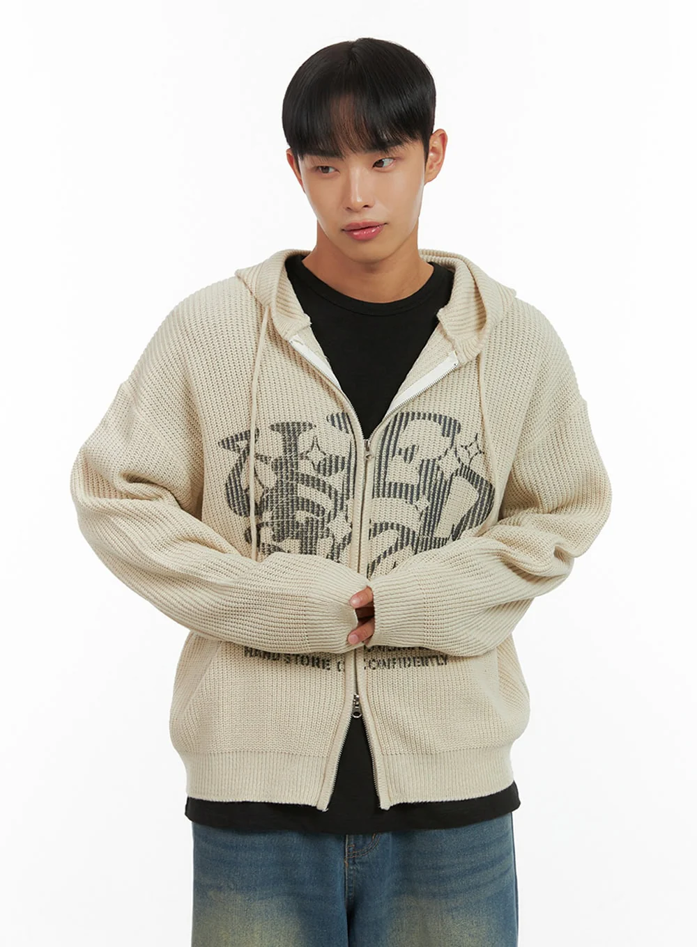 Men's Street Style Hoodie Knit IS419