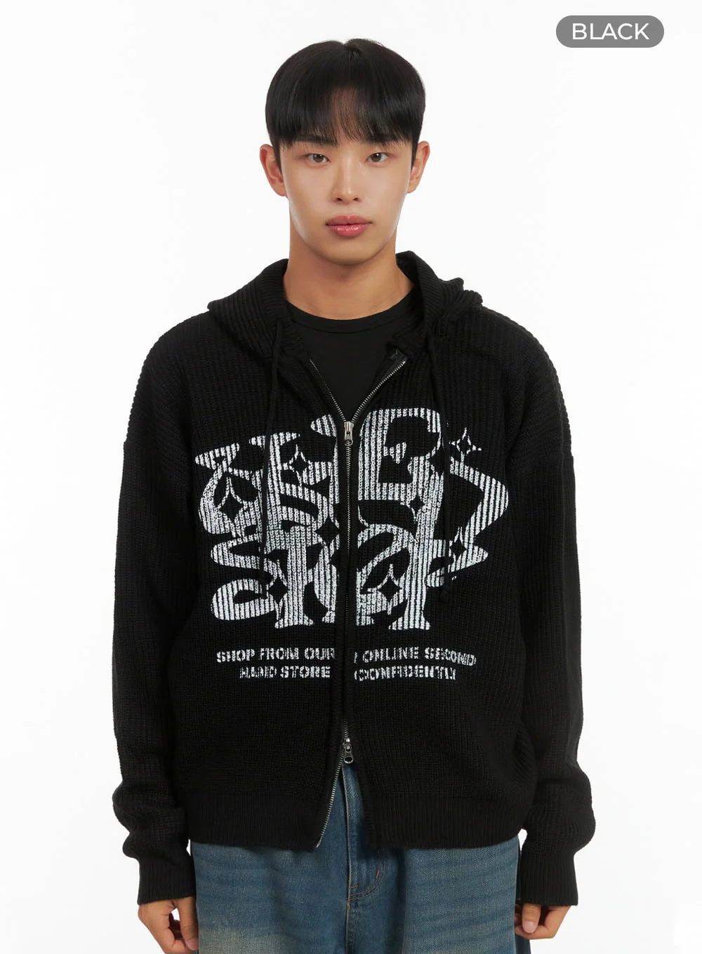 Men's Street Style Hoodie Knit IS419 - Image 11