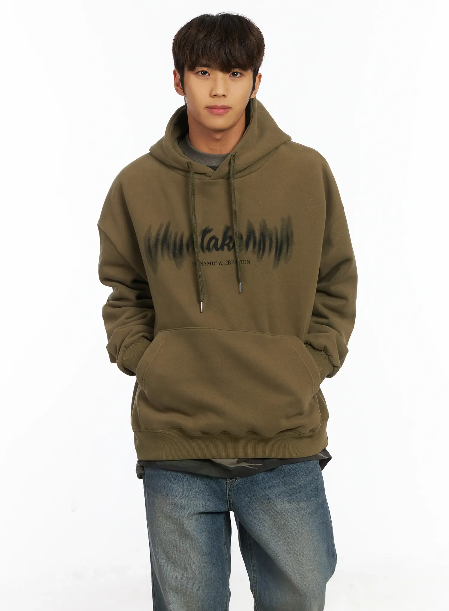 Men's Taken Fleece Hoodie IJ514 - Image 8
