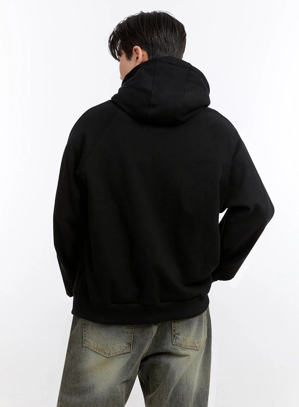 Men's Urban Buttoned Hooded Jacket IF528 - Image 6