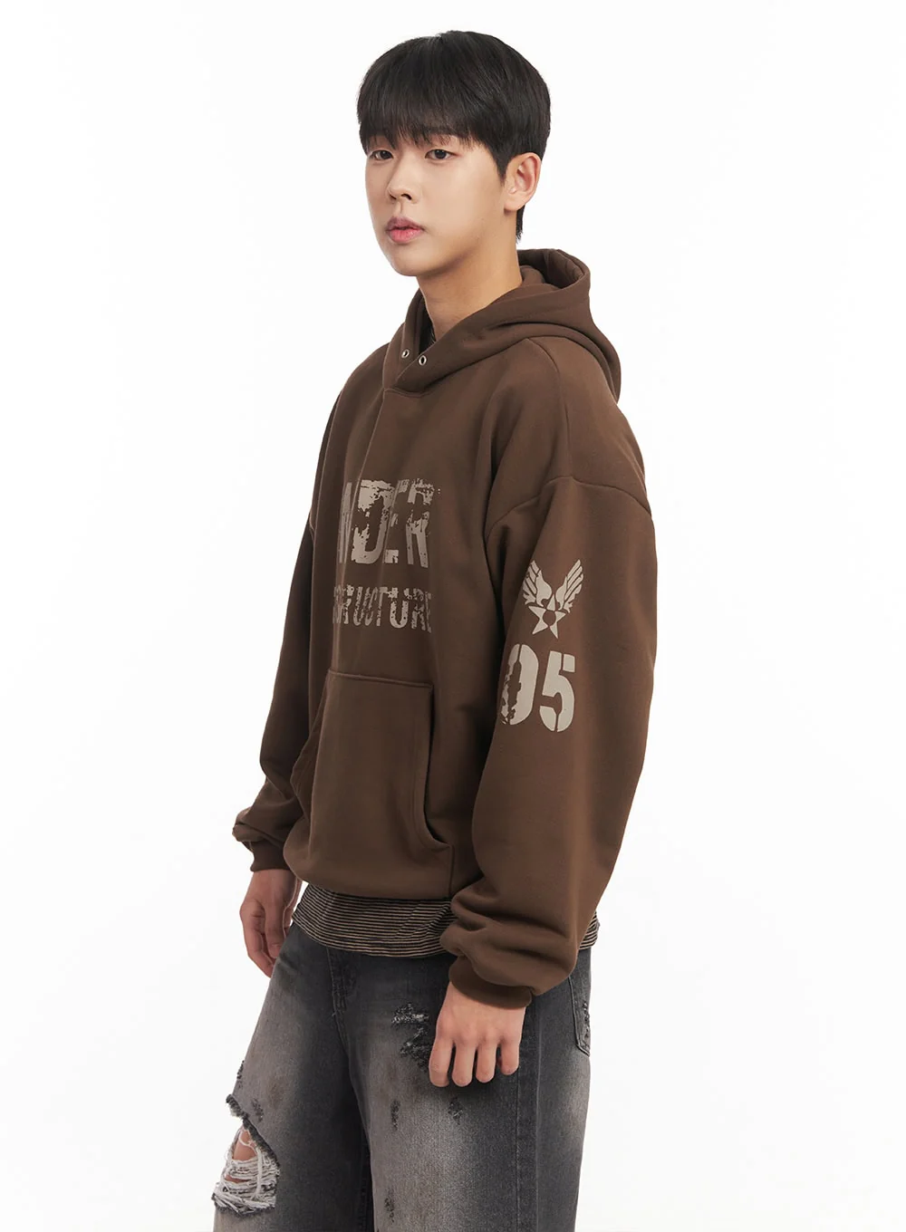Men's Urban Graphic Hoodie IM528 - Image 4